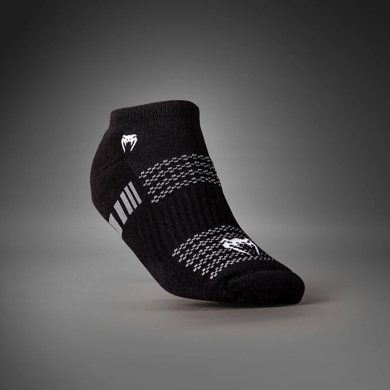 Venum Vector No-Show Socks - Black/Grey - Image 3