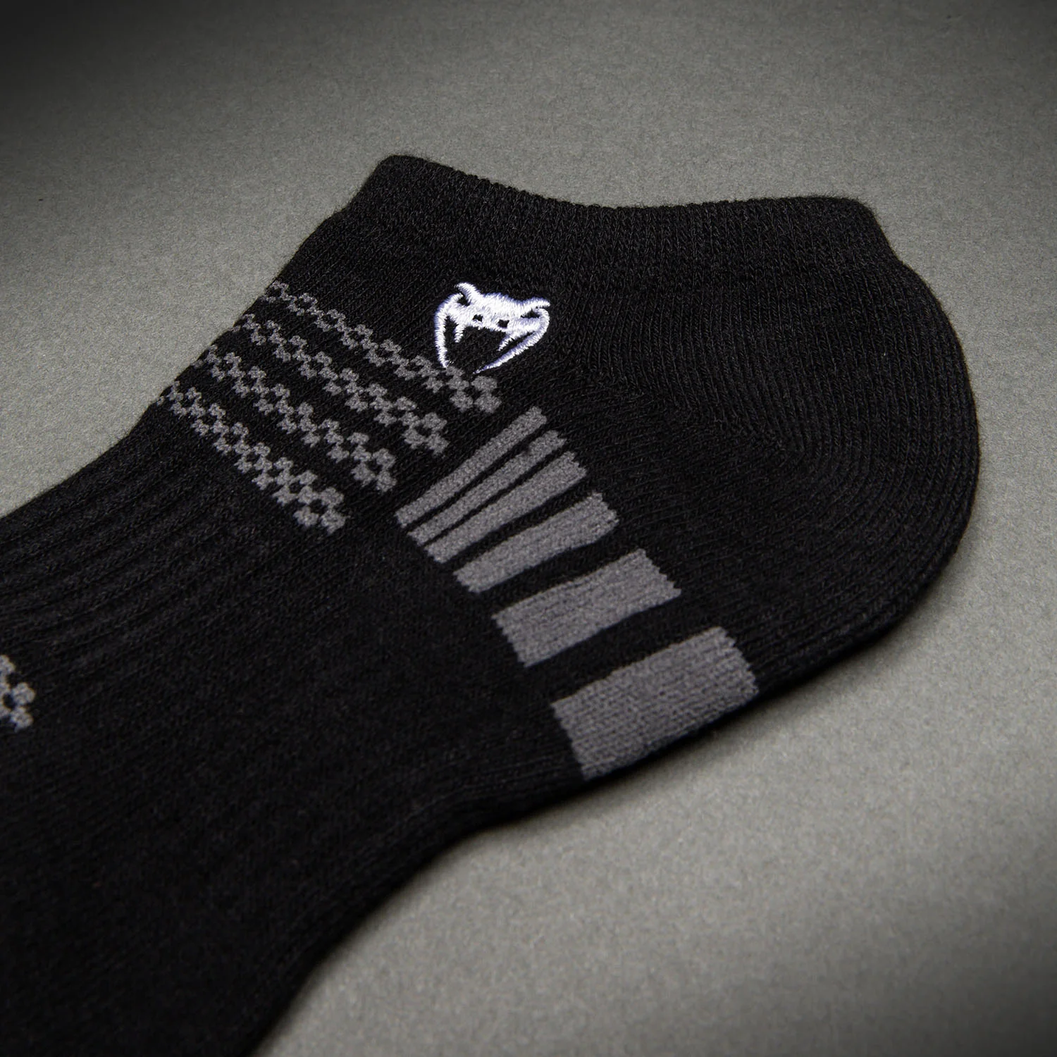 Venum Vector No-Show Socks - Black/Grey - Image 4