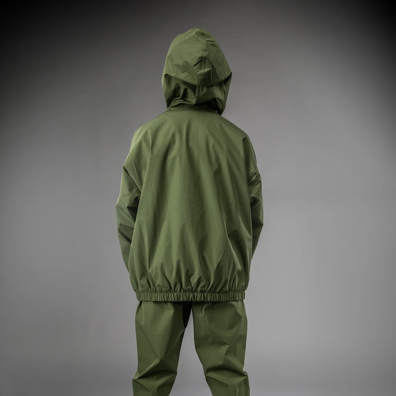 Venum Vectra Kids Track Jacket - Army Green/Orange - Image 3