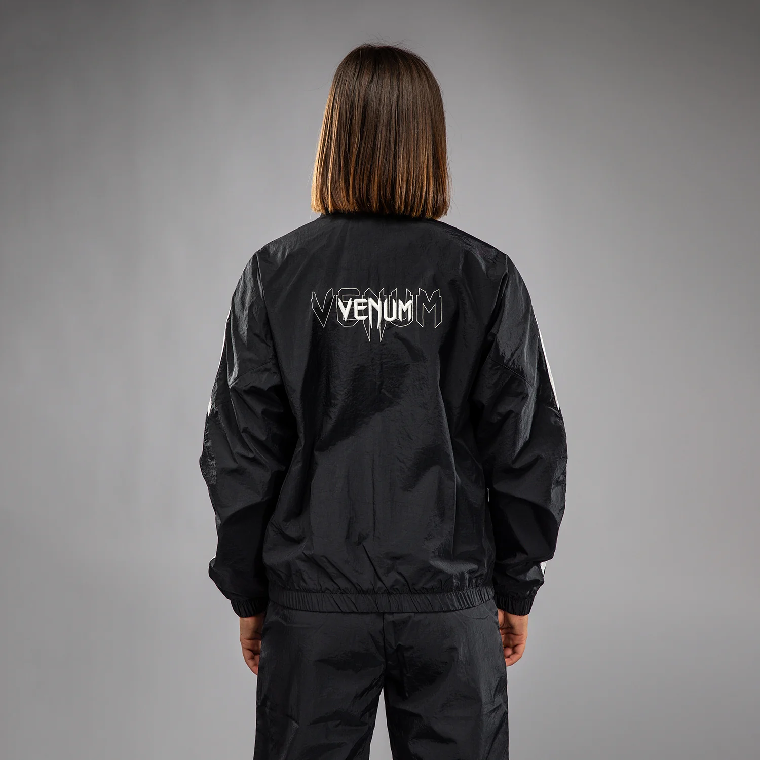Venum Vectra Women’s Track Jacket - Black/White - Image 3