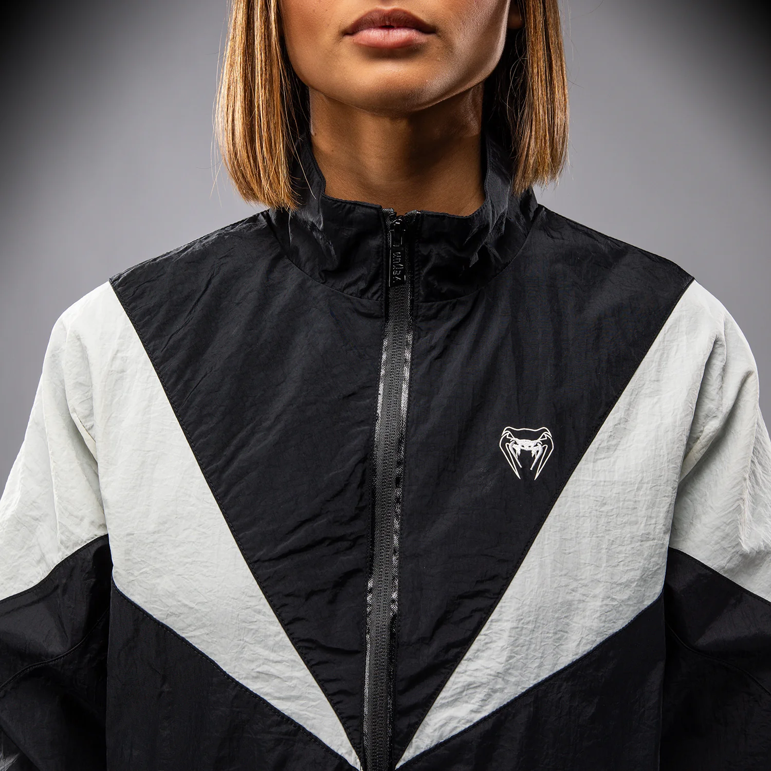 Venum Vectra Women’s Track Jacket - Black/White - Image 5