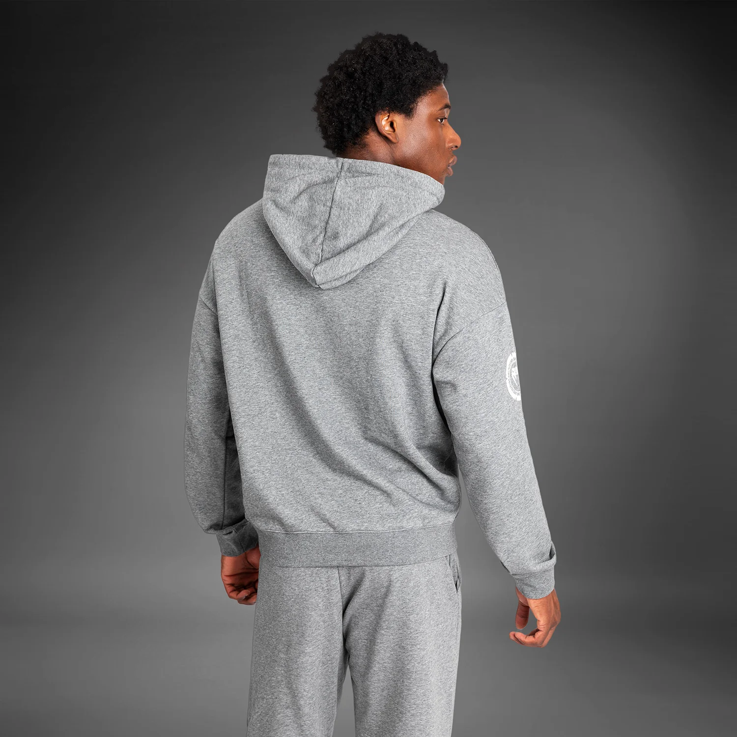 Venum Vortex XL Lite Men's Hoodie - Light Heather Grey - Image 3