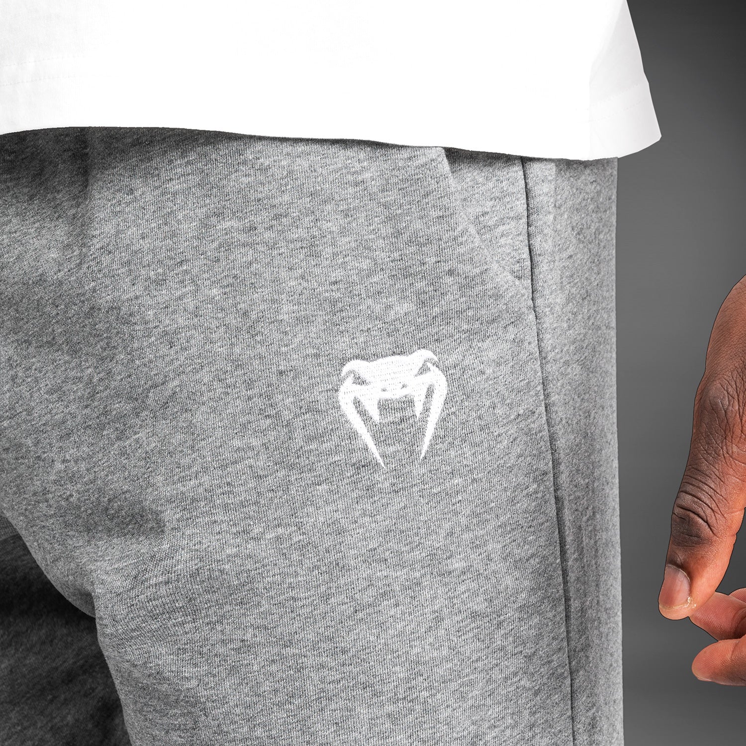 Venum Vortex XL Lite Men's Joggers - Light Heather Grey - Image 6