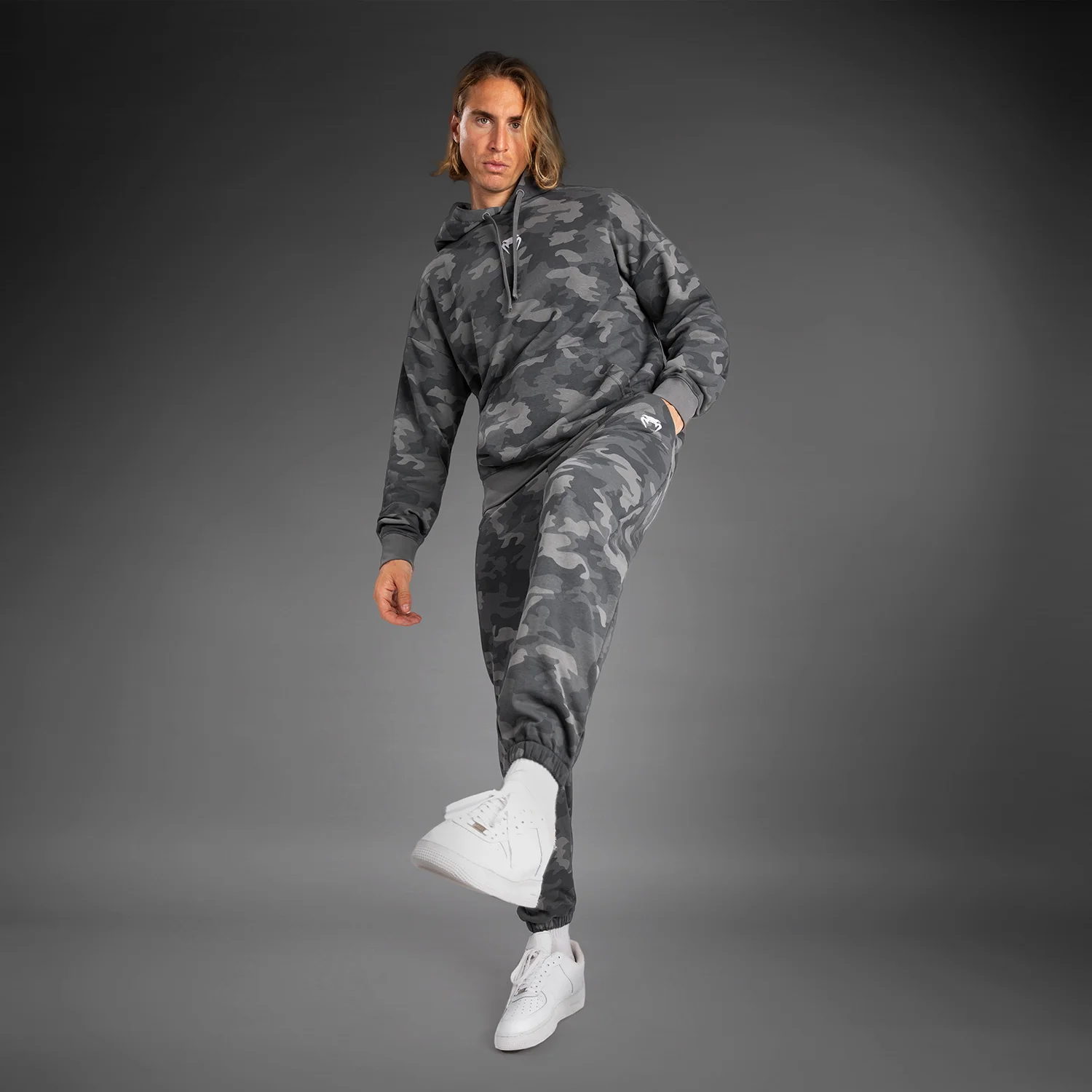 Venum Vortex XL Men's Hoodie - Anthracite Camo - Image 5