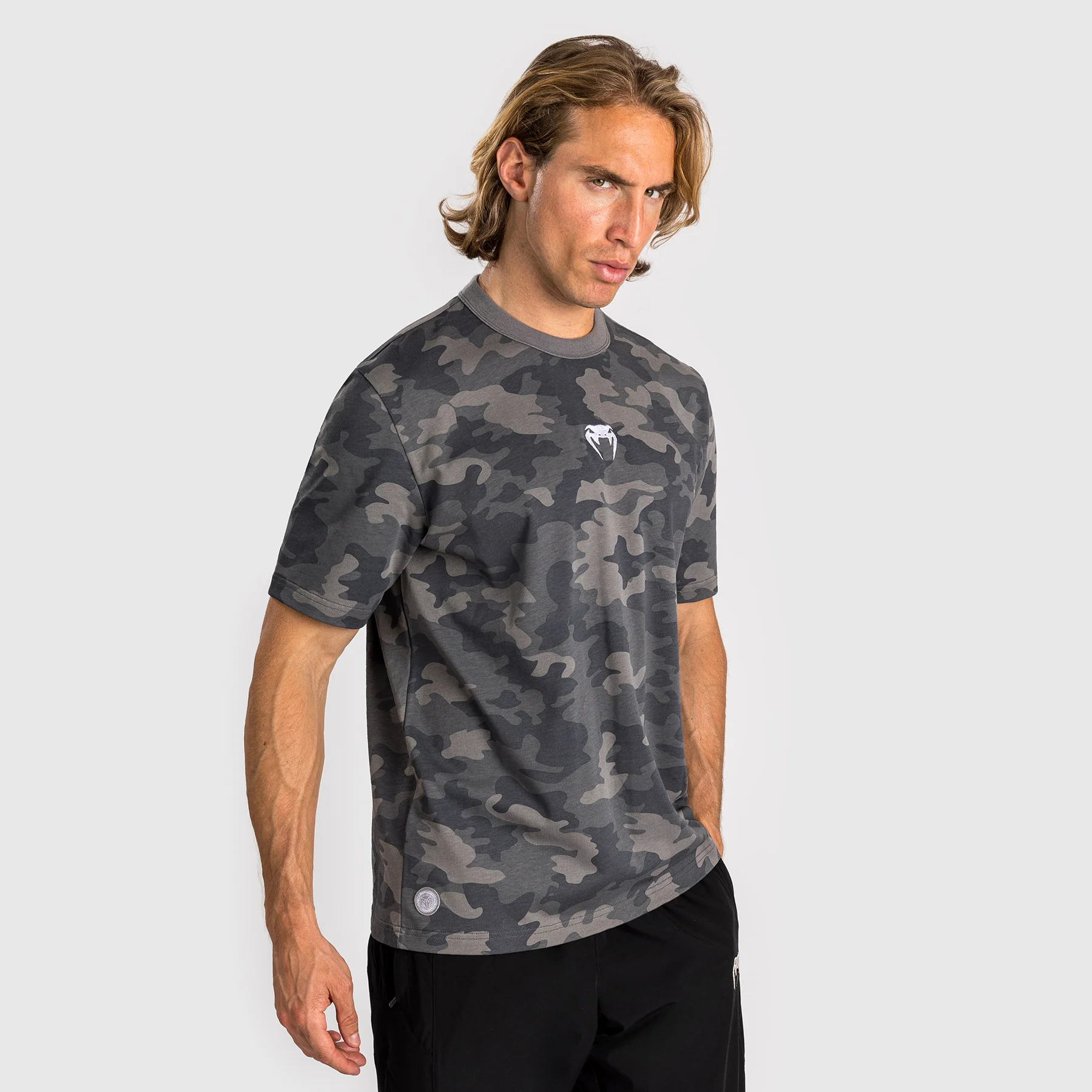Venum Vortex XL Men's T–Shirt - Anthracite Camo - Image 2