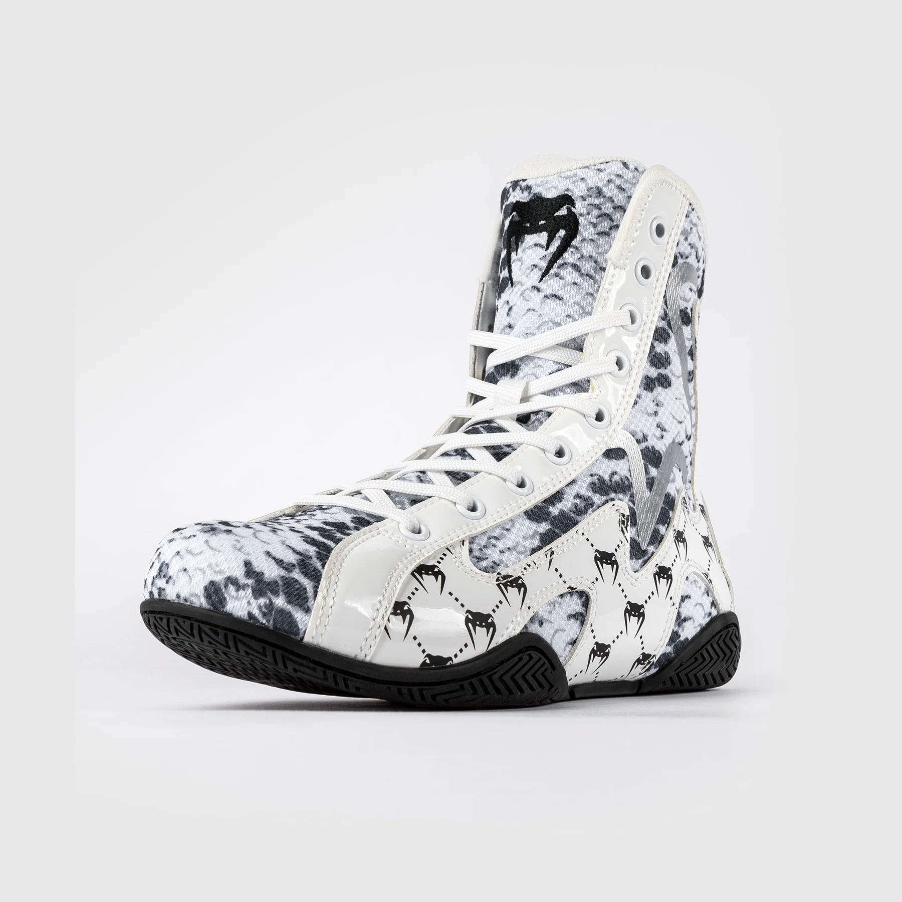 Venum White Snake Boxing Shoes for Women - White - Image 2