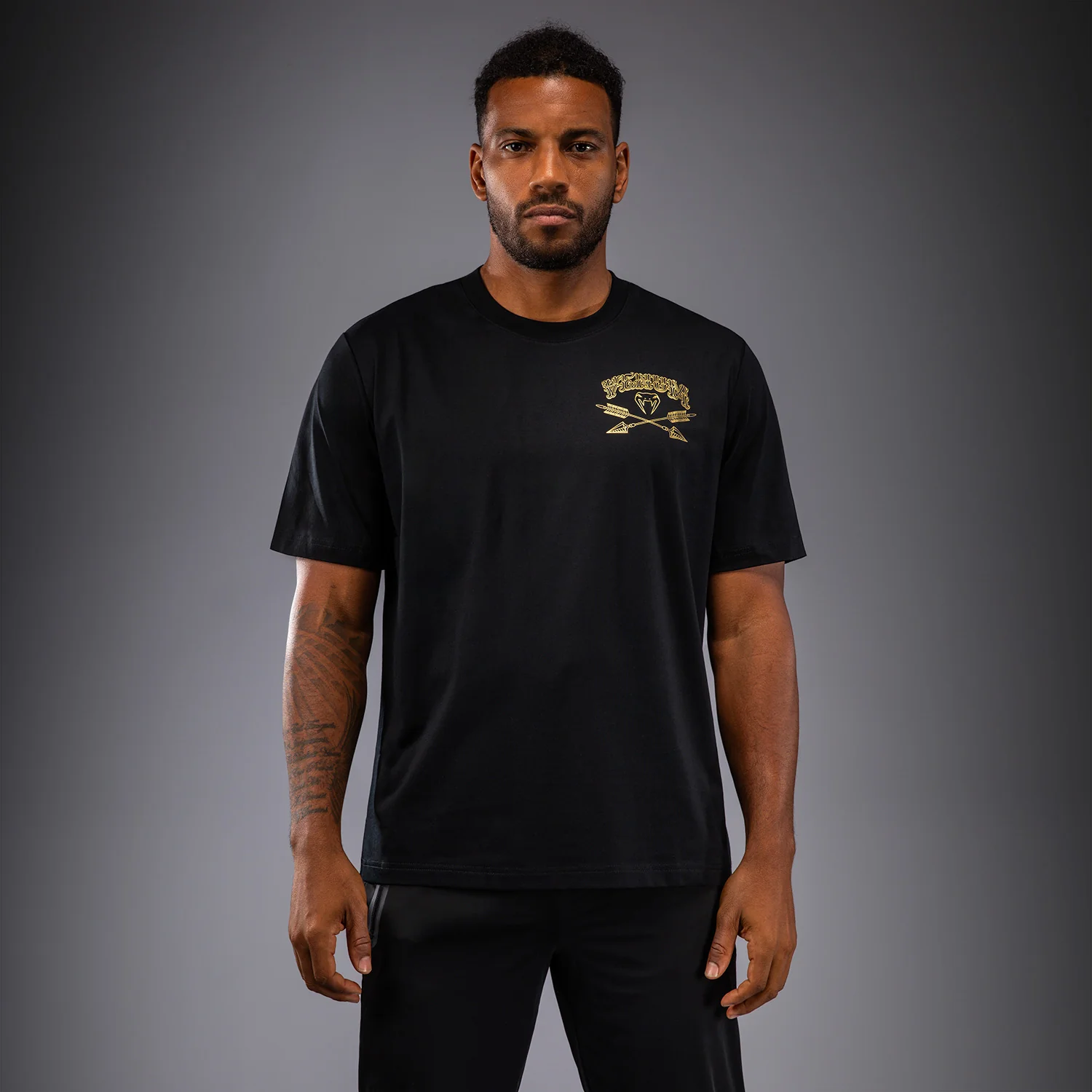 Venum Wolf Atak T-Shirt - Black/Grey