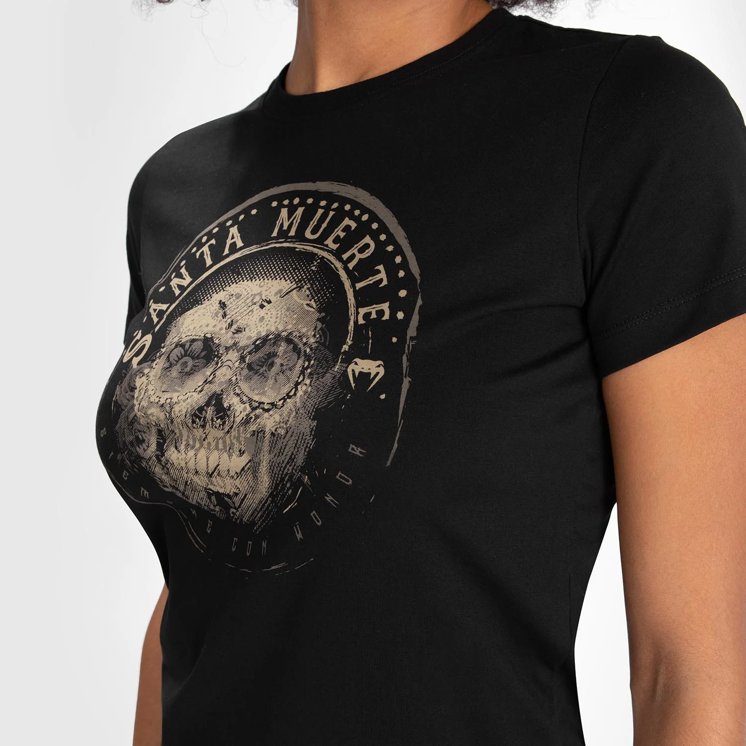 T-shirt Santa Muerte Dark Side Venum Woman - Black/Brown - Image 5