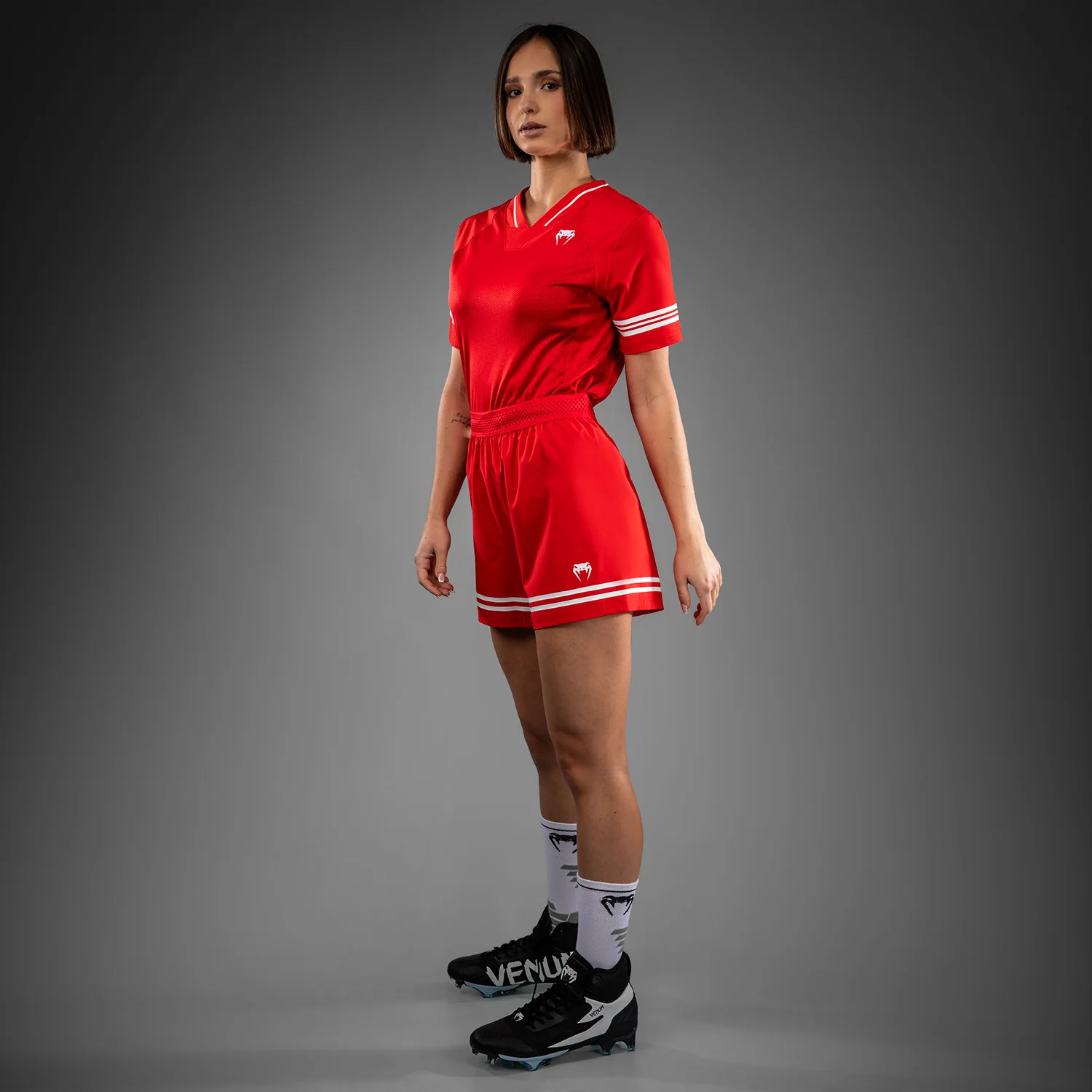 Venum Women's Elite Flag Football Shorts - Red - Image 4