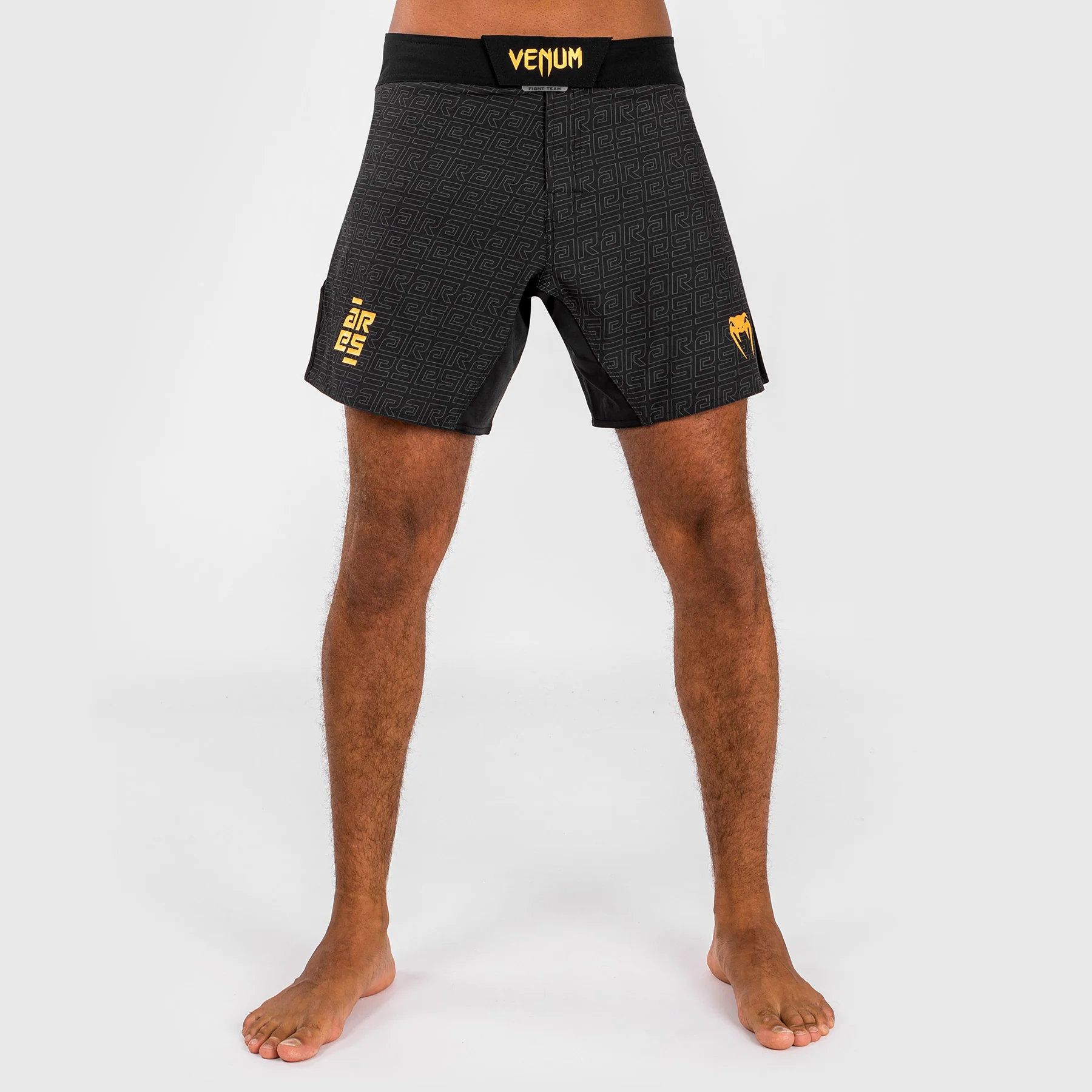 Venum x Ares Men’s Fight Shorts - Black/Gold