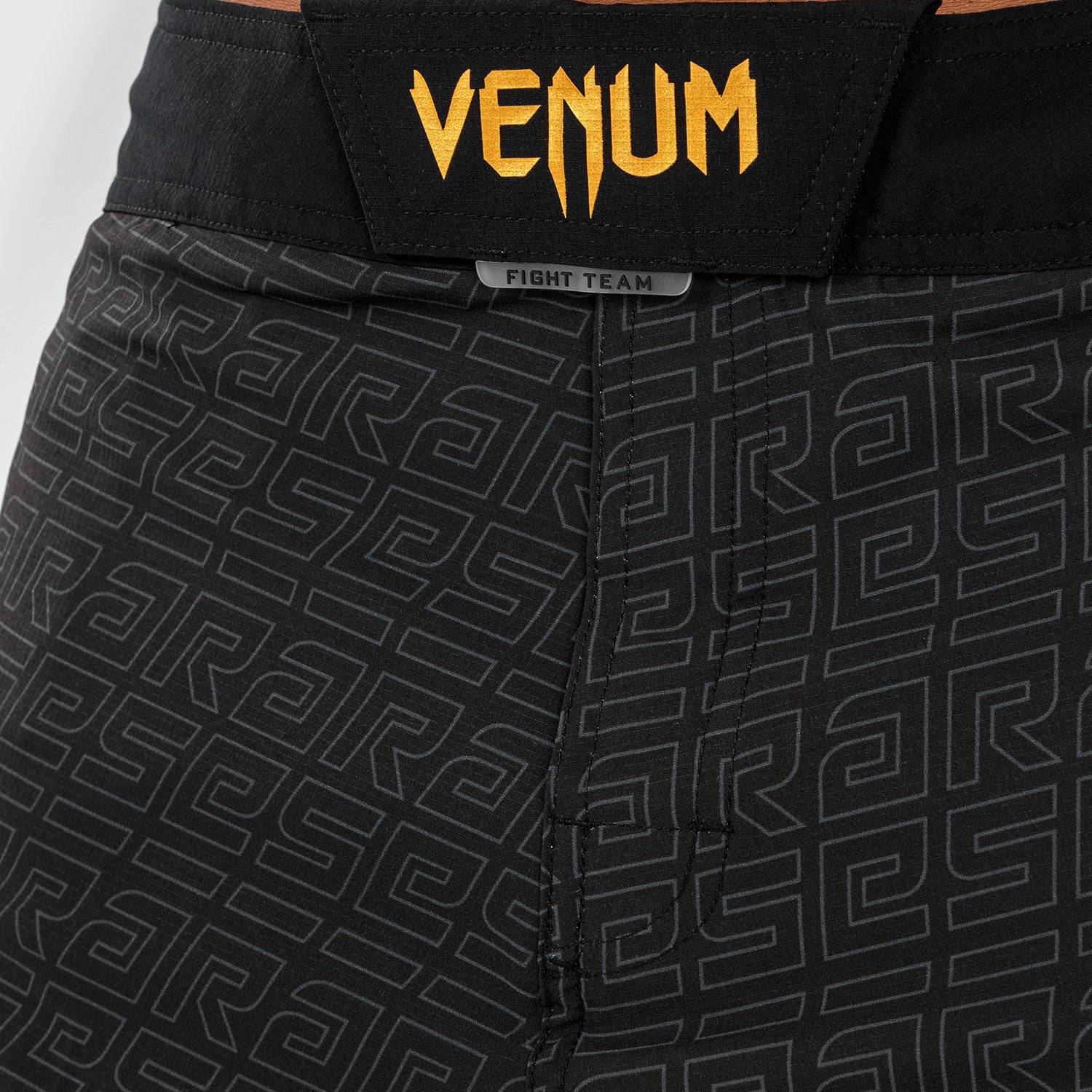 Venum x Ares Men’s Fight Shorts - Black/Gold - Image 9