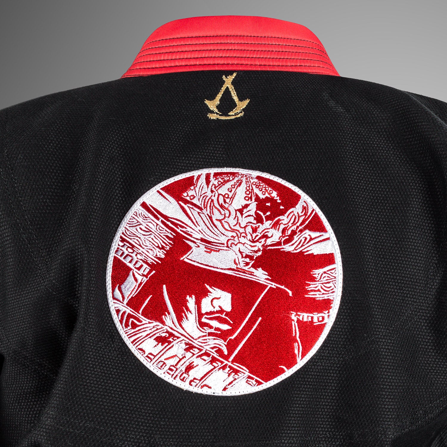 Venum x Assassin's Creed Shadows BJJ Gi - Burgundy/Black - Image 7