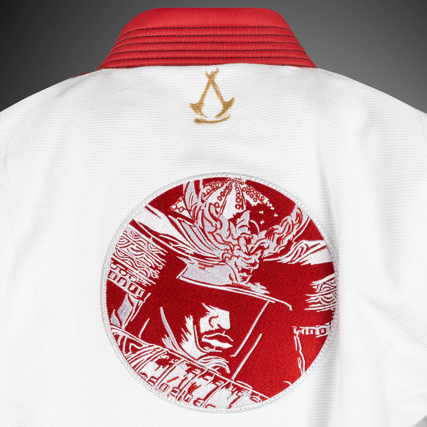 Venum x Assassin's Creed Shadows BJJ Gi - White/Red - Image 7