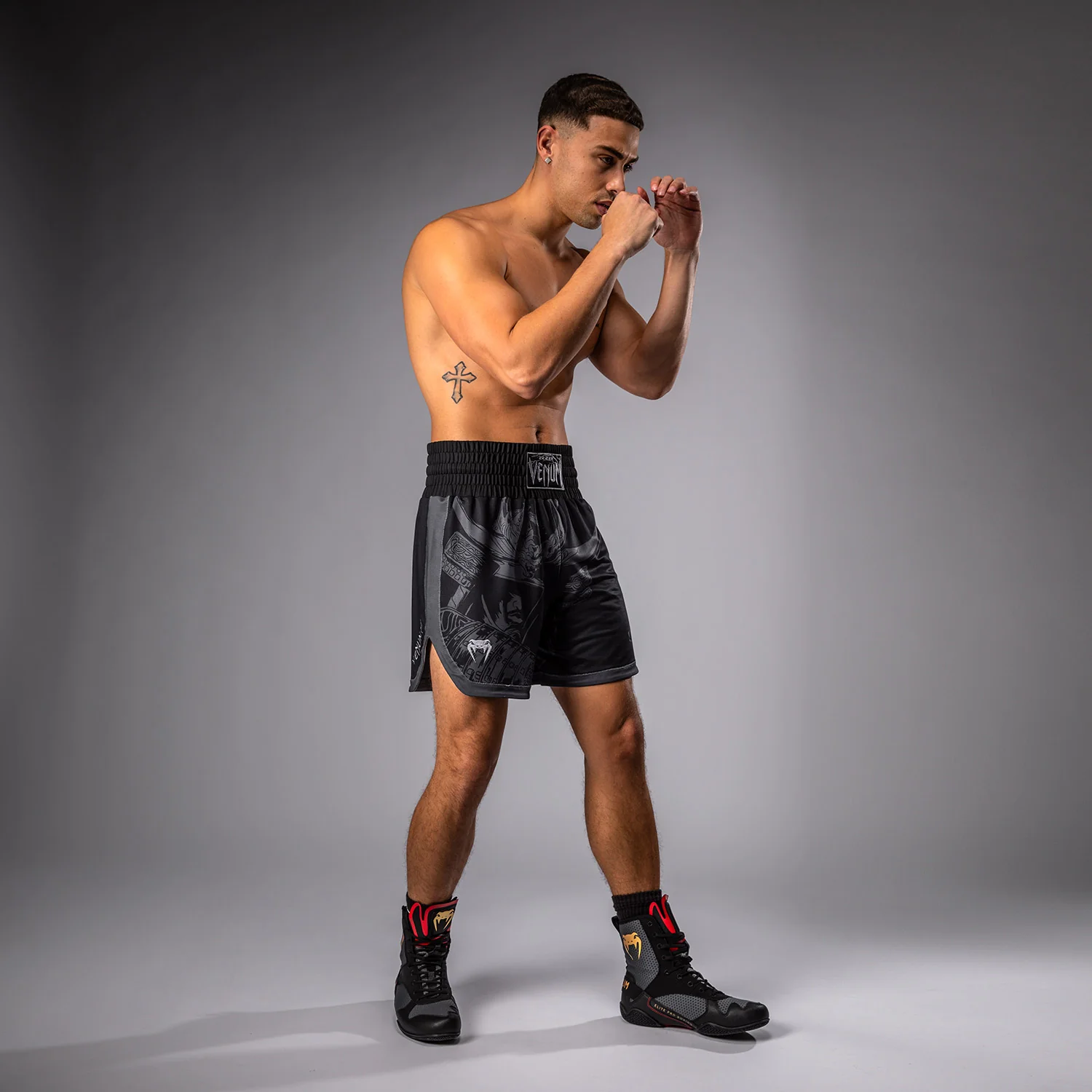 Venum x Assassin's Creed Shadows Boxing Short - Black - Image 4