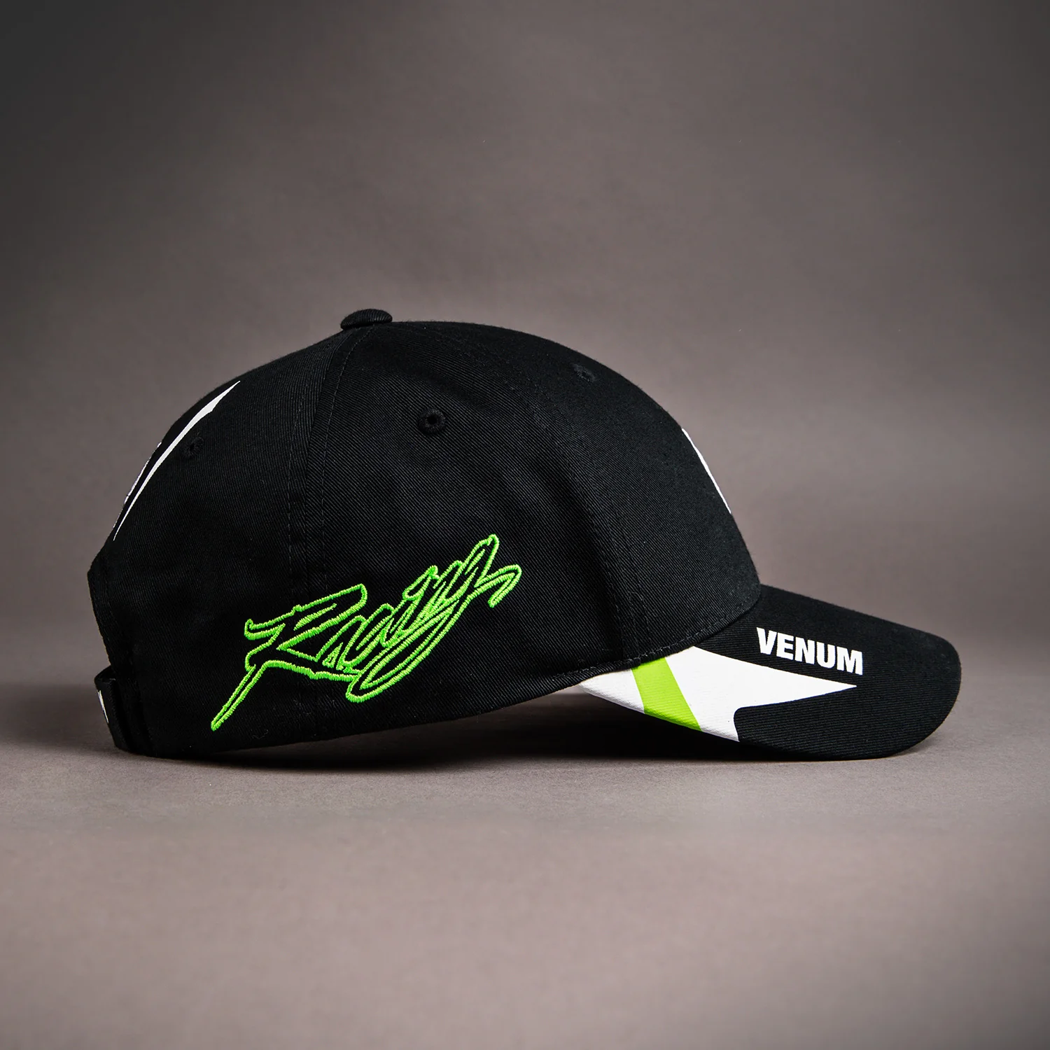 Venum x Bud Racing Cap - Black/White/Lime Green - Image 2