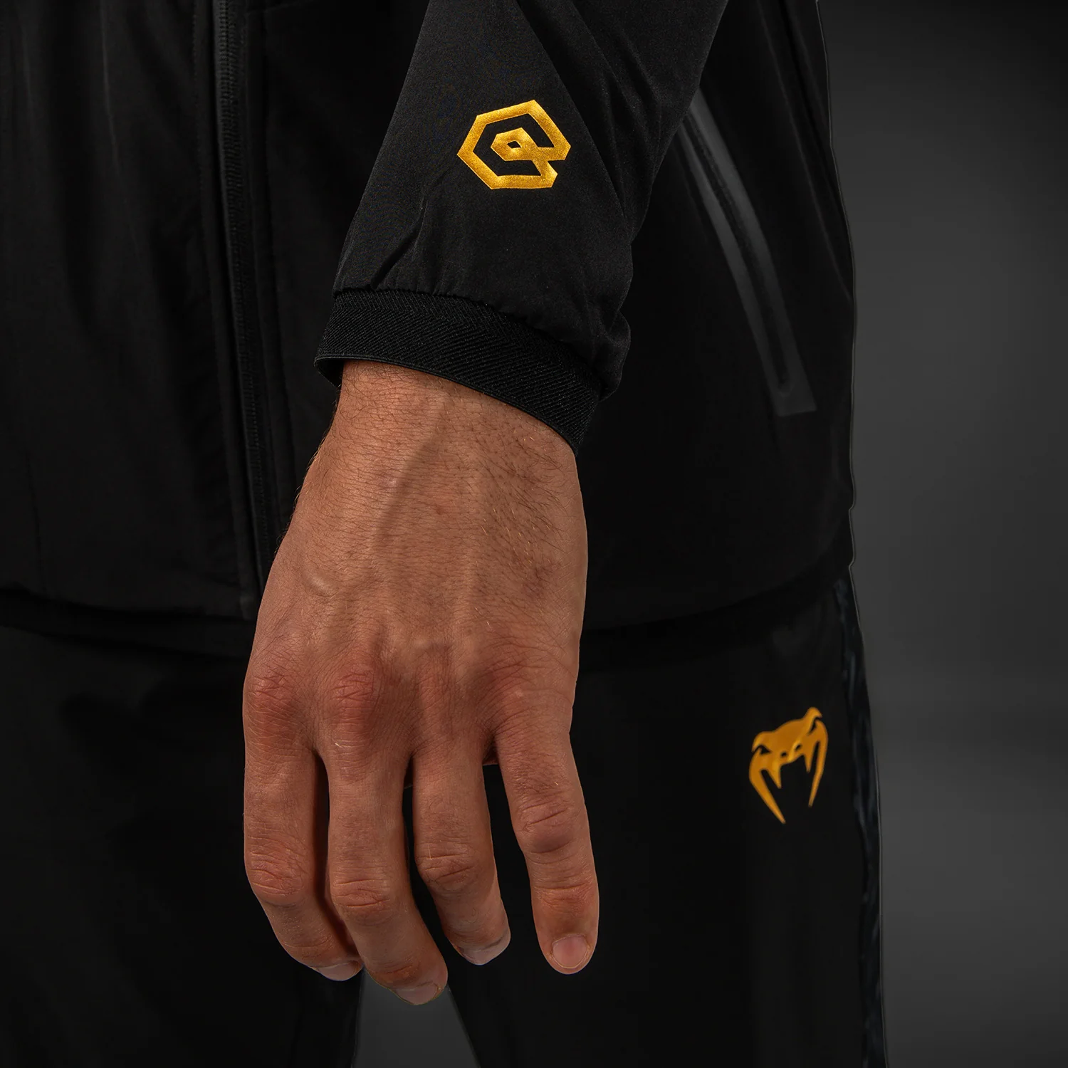 Venum x Chimaev Track Jackets - Black/Grey - Image 6
