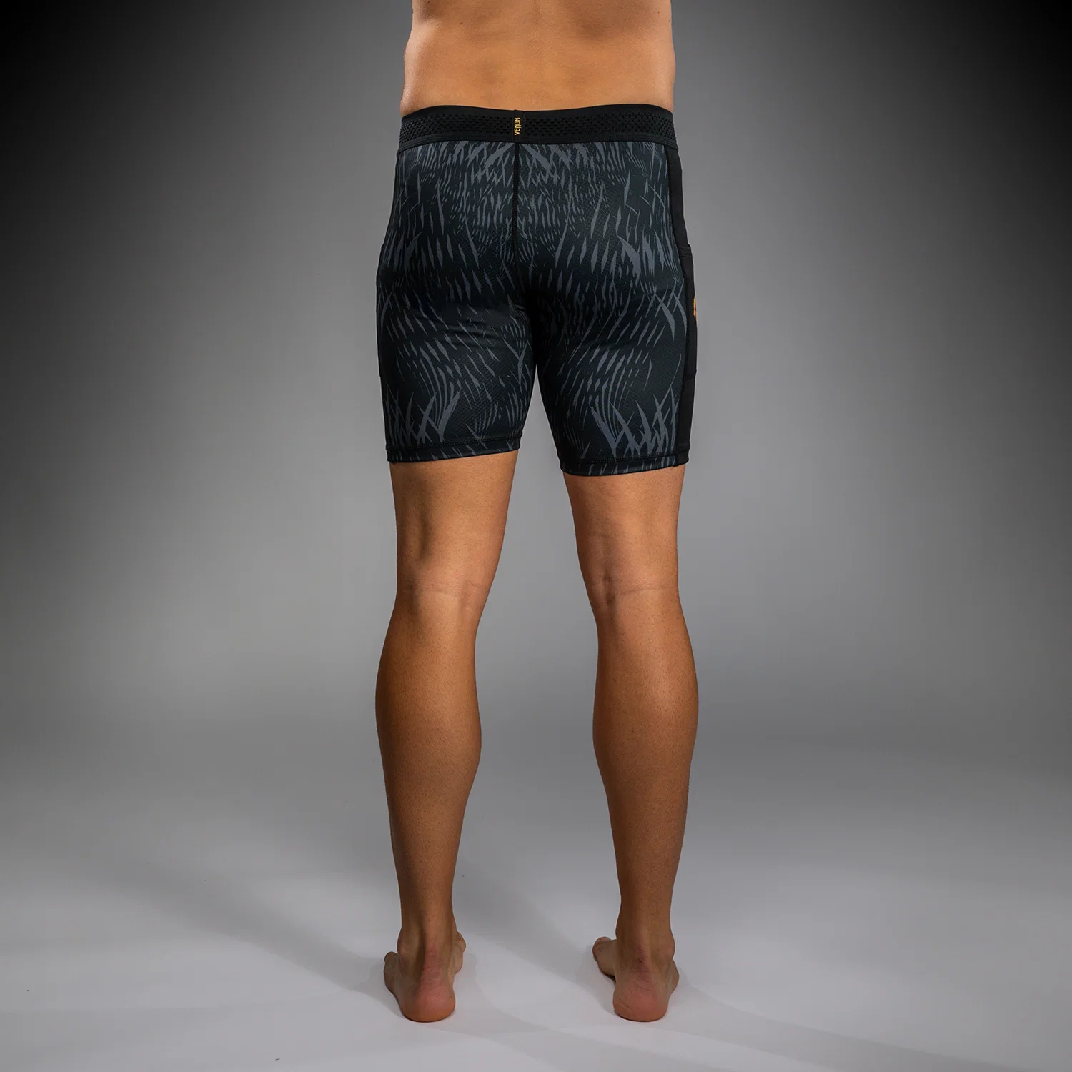 Venum x Chimaev Vale Tudo Shorts - Black/Grey - Image 4