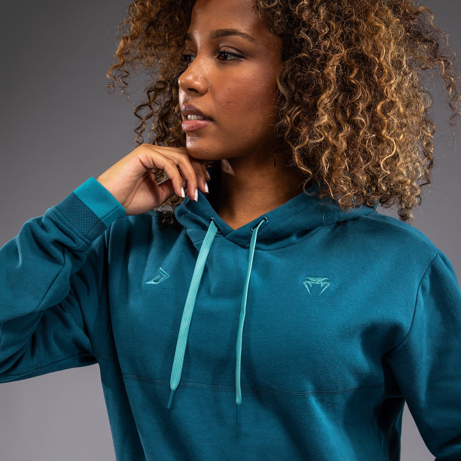 Venum x Demi Hoodie - Azur Blue - Image 5