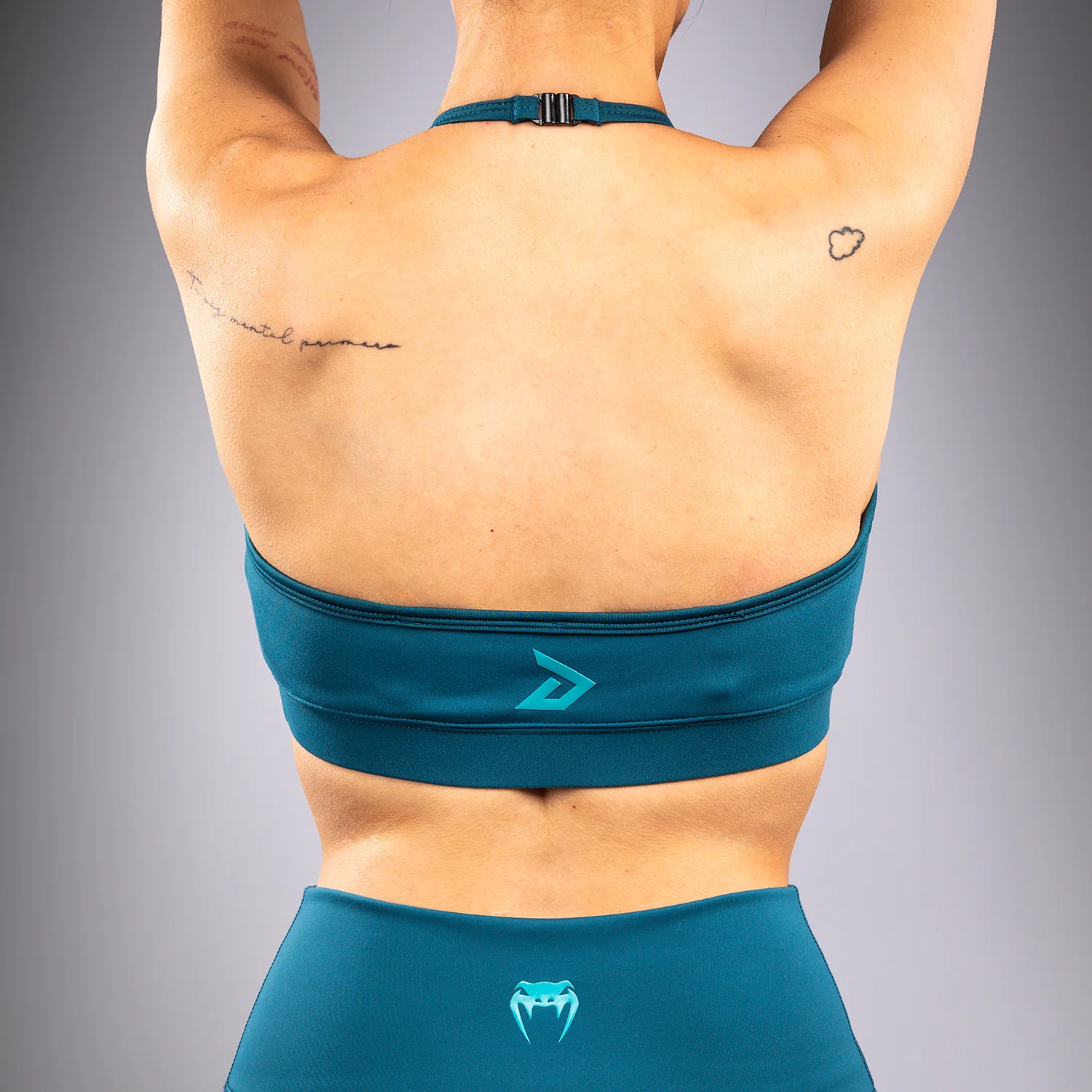 Venum x Demi Women’s Sports Bra - Azur Blue - Image 9