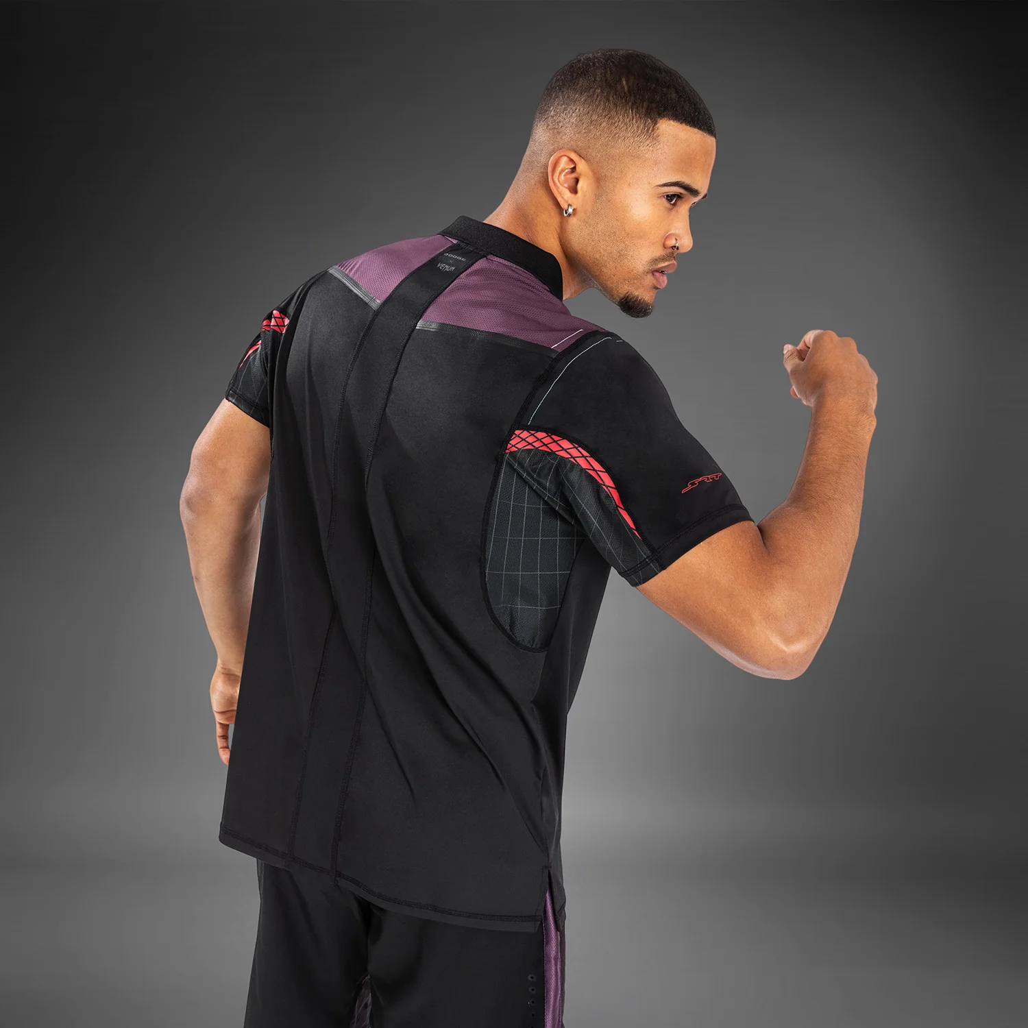 Venum x Dodge Banshee Men’s Dry Tech Polo - Black - Image 9