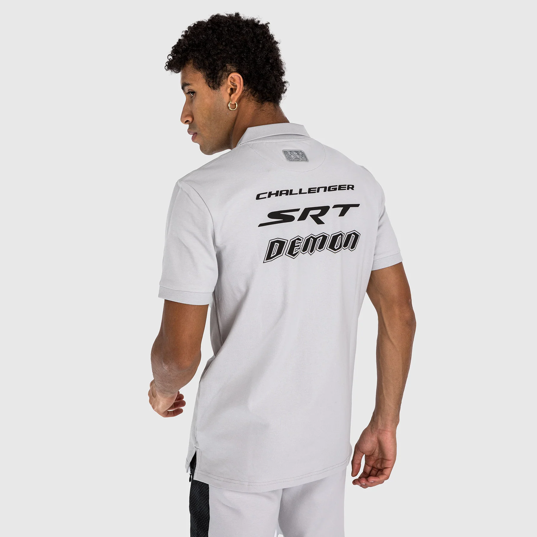Venum x Dodge Demon 170 Men’s Polo Shirt - Grey - Image 3