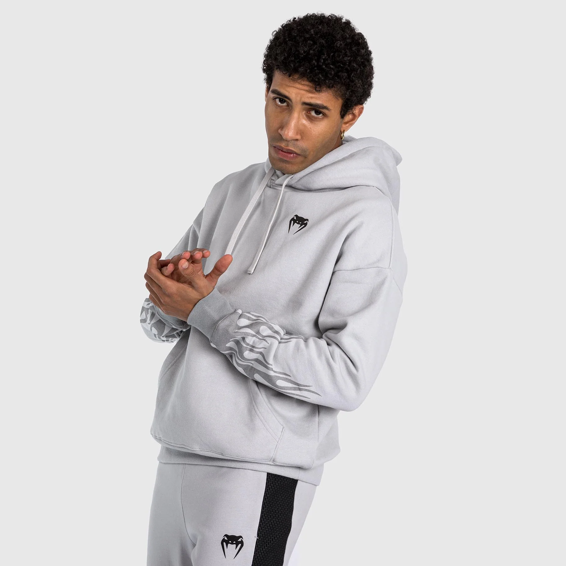 Venum x Dodge Demon 170 Pullover Hoodie - Grey - Image 3