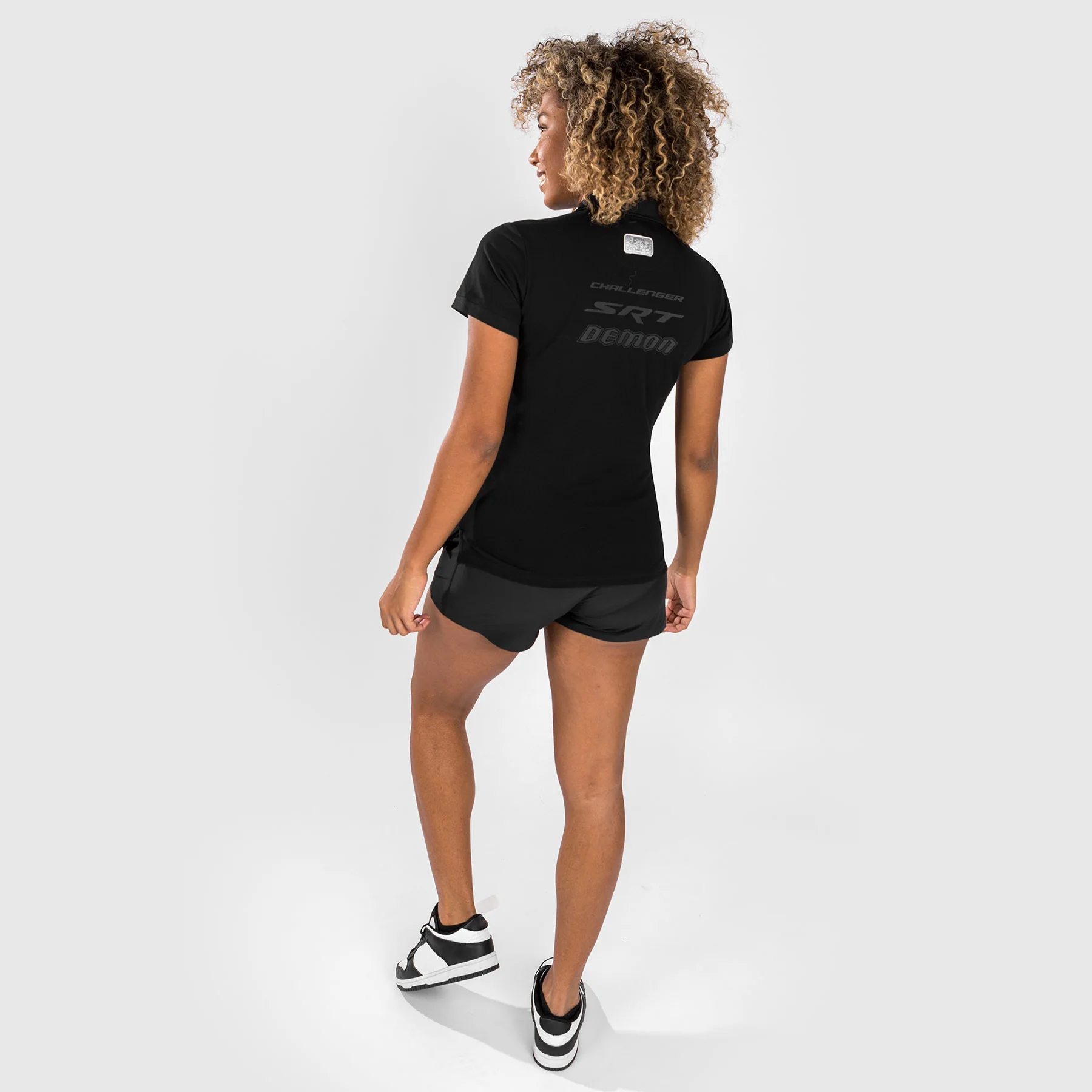 Venum x Dodge Demon 170 Women's Polo Shirt - Black - Image 7