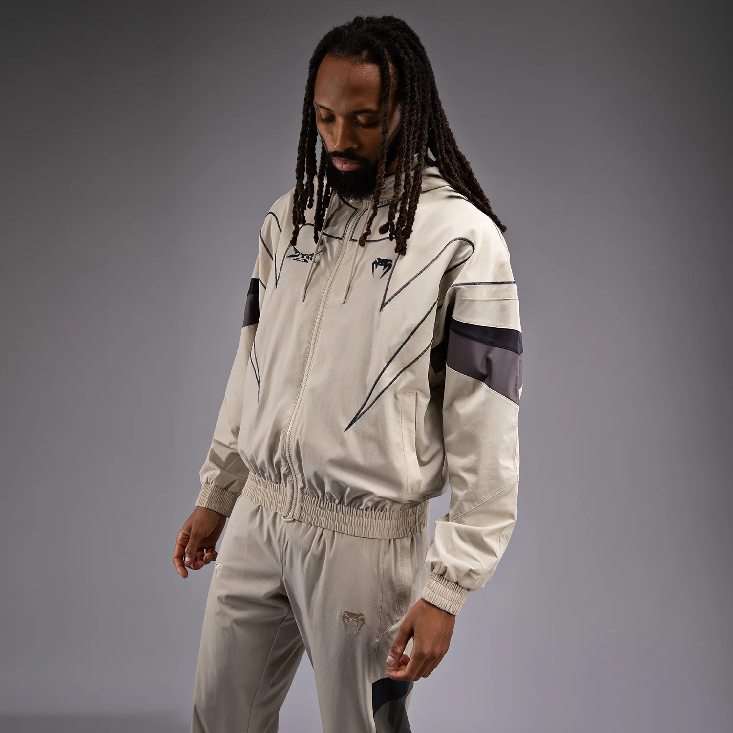 Venum x DTR Fight Attack 90 Tracksuit Jacket - Off-White - Image 2