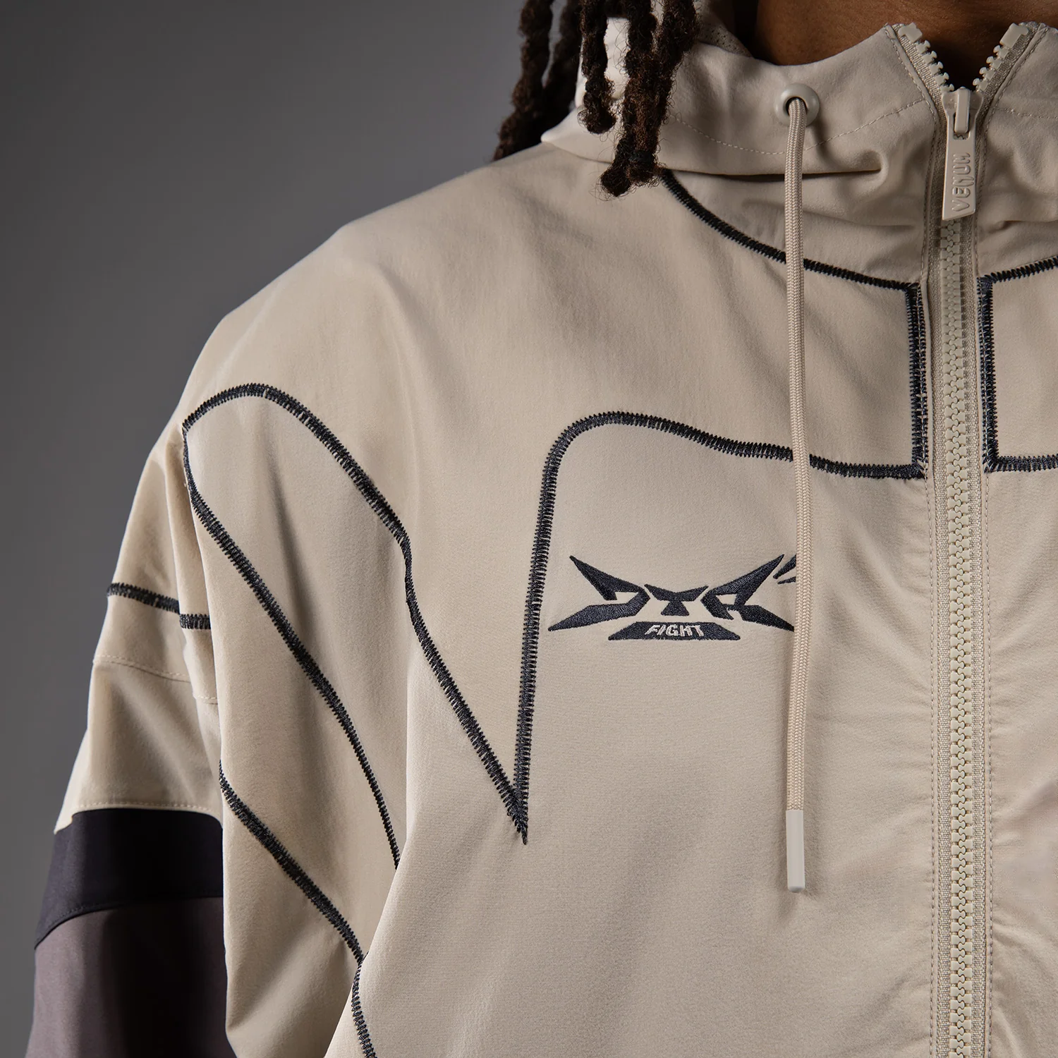Venum x DTR Fight Attack 90 Tracksuit Jacket - Off-White - Image 6