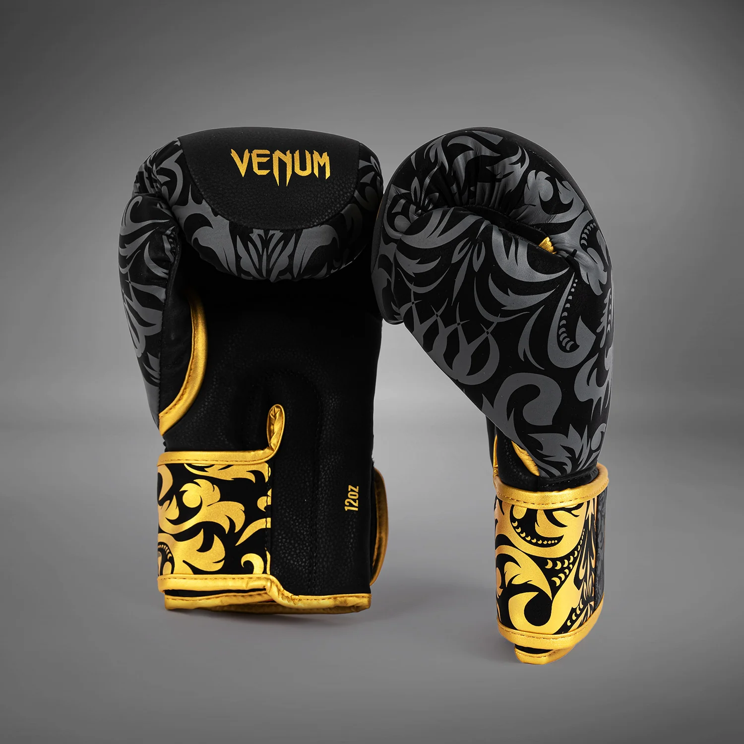 Venum x Topuria Unmatched Edition Boxing Gloves - Black/Gold - Image 3