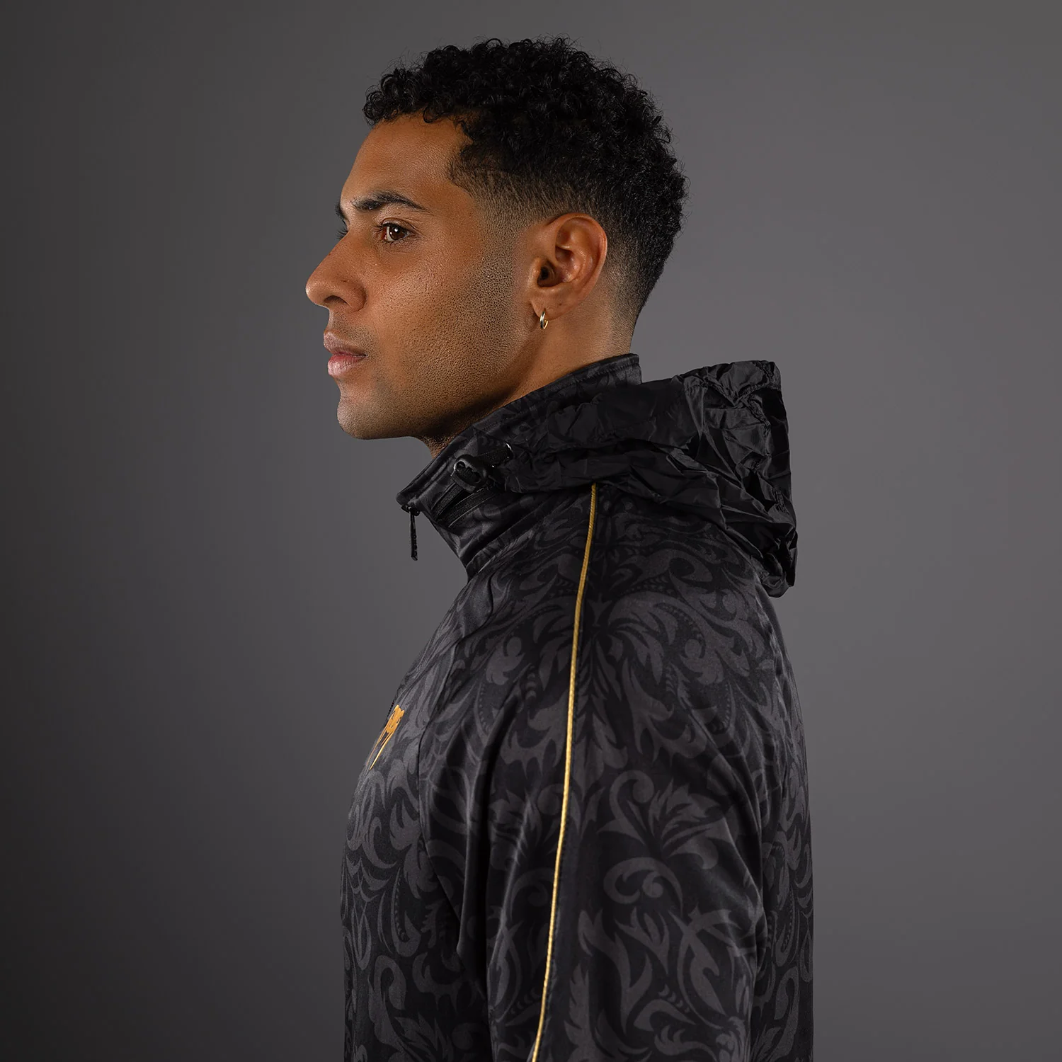 Venum x Topuria Unmatched Edition Track Jacket - Black/Gold - Image 6