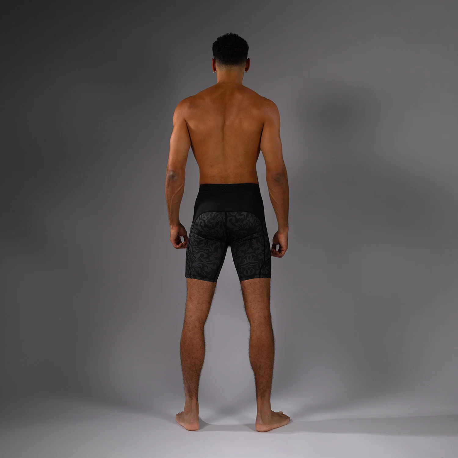 Venum x Topuria Unmatched Edition Vale Tudo Shorts - Black/Gold - Image 5
