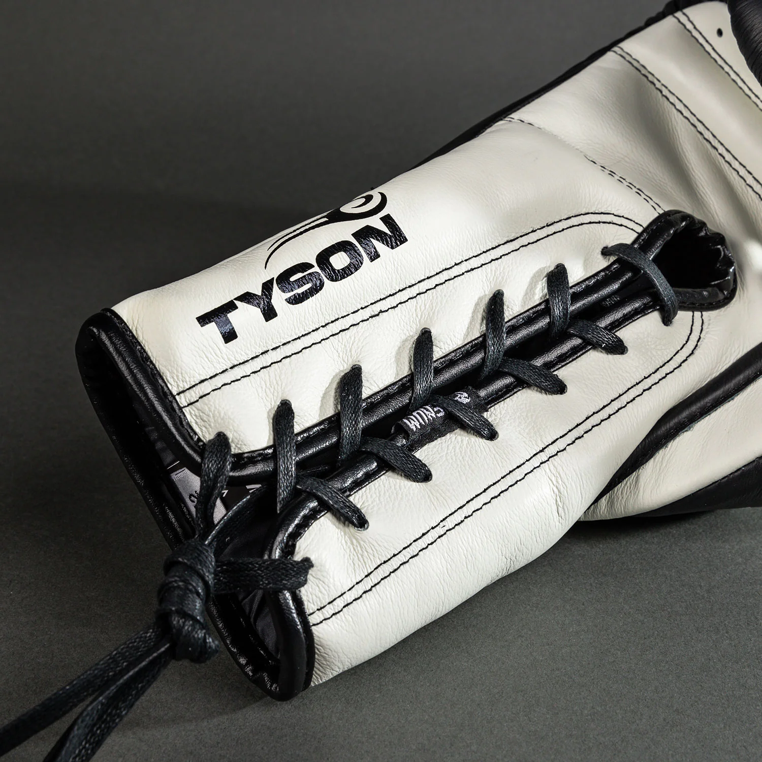 Venum Giant 2.0 Mike Tyson Pro Boxing Gloves with Laces - Deep Black/Optical White - Image 7