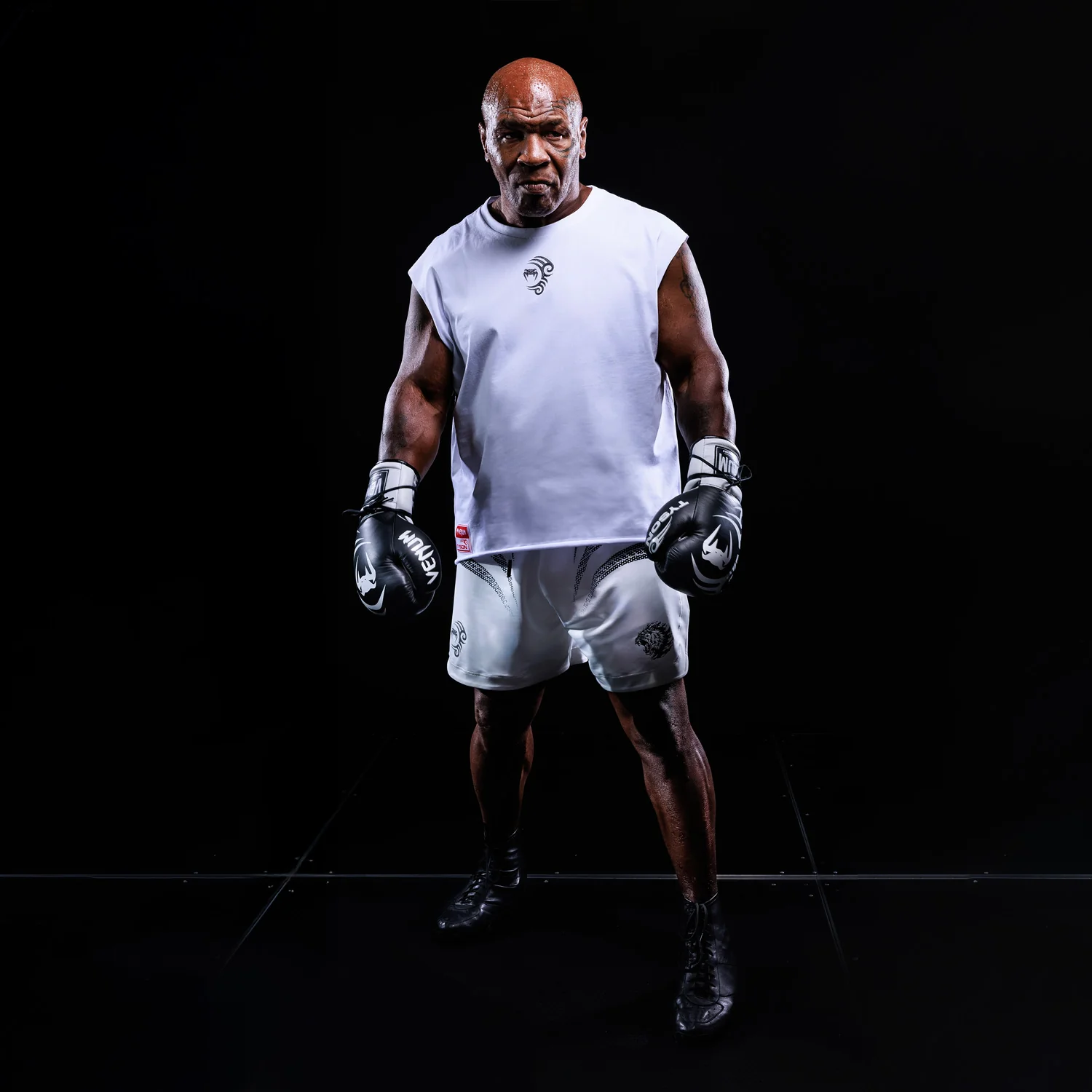 Venum x Mike Tyson Tiger Sleeveless T-Shirt - Optical White - Image 2