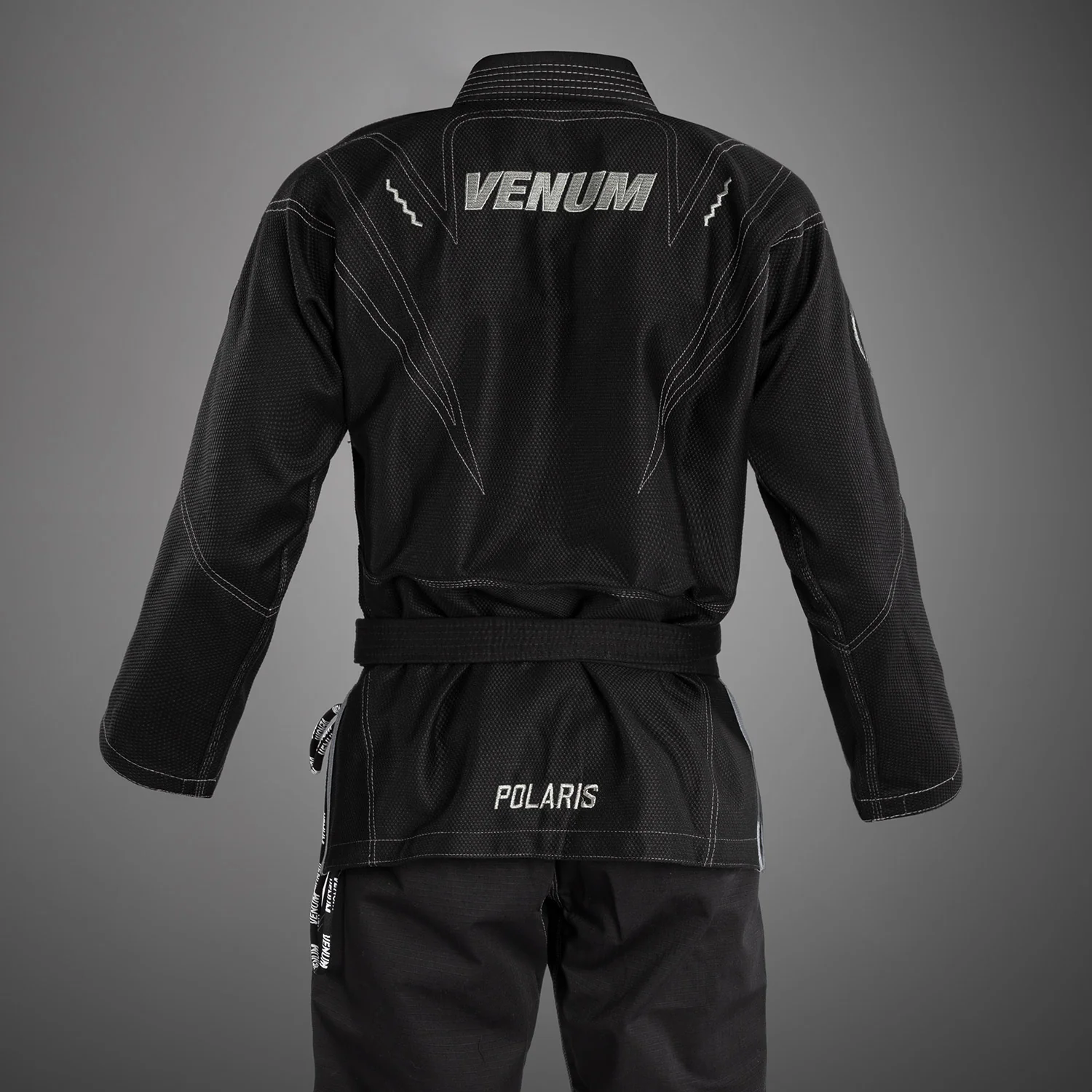 Venum x Polaris BJJ Gi - Black/Storm Grey - Image 3