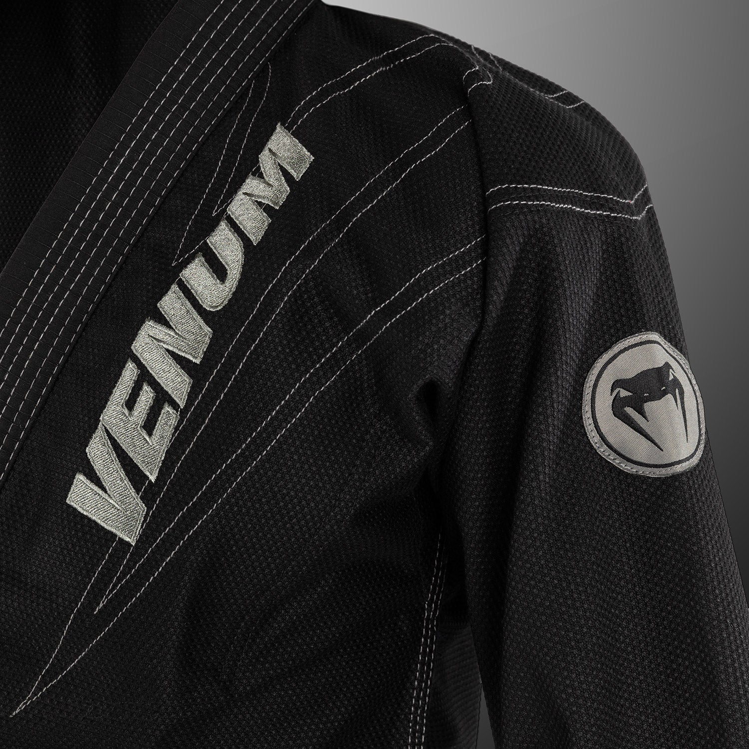 Venum x Polaris BJJ Gi - Black/Storm Grey - Image 9