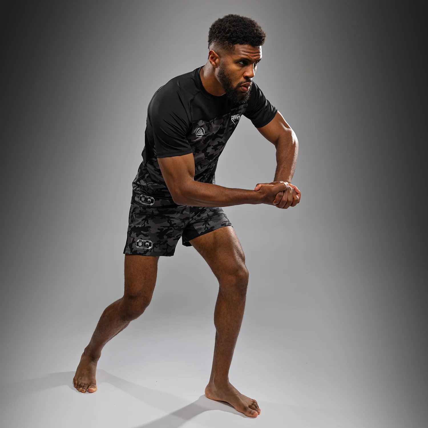 Venum x Polaris Dry-Tech Shirt - Black/Storm Grey - Image 3