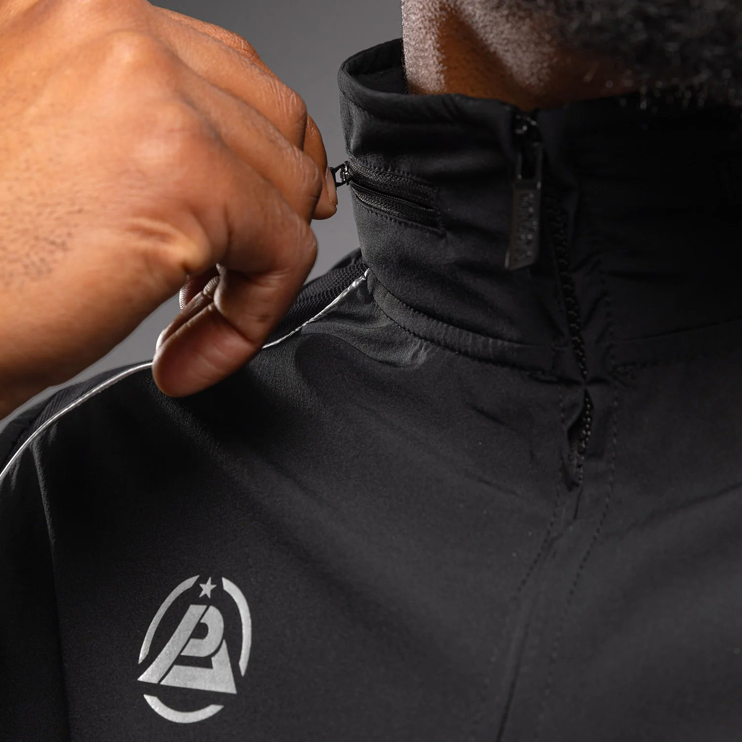 Venum x Polaris Track Jacket - Black/Storm Grey - Image 8