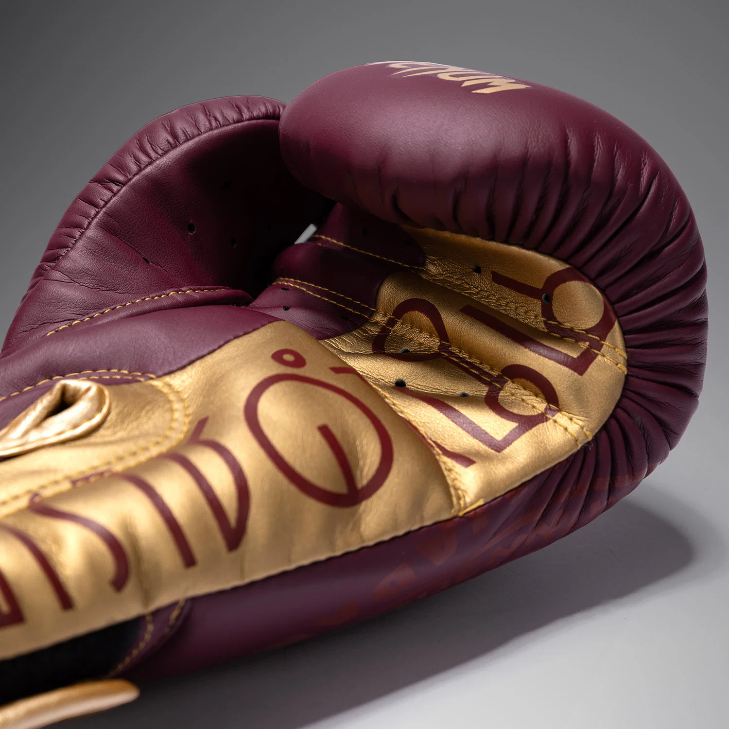 Venum x Rajadamnern Boxing Gloves - Burgundy - Image 5