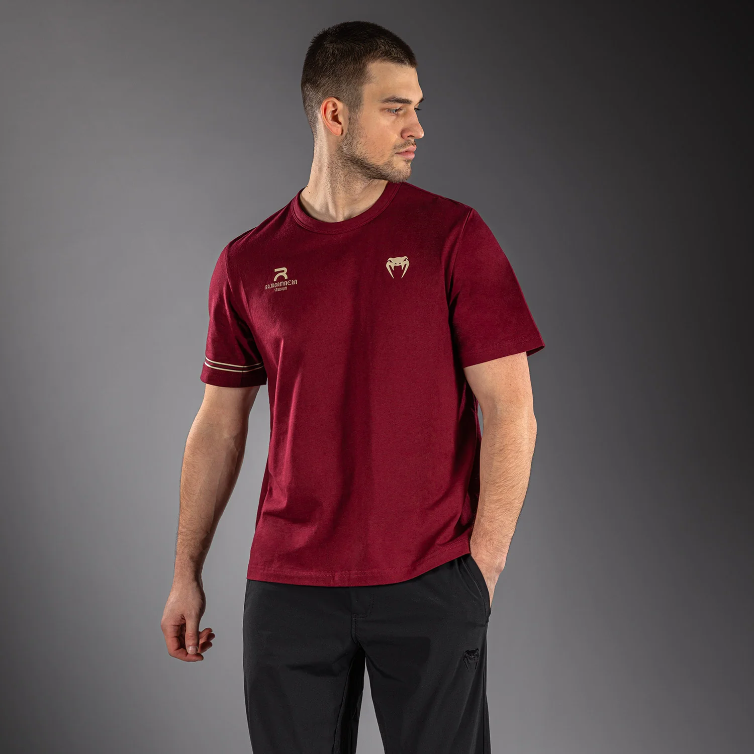 Venum x Rajadamnern T-Shirt - Burgundy