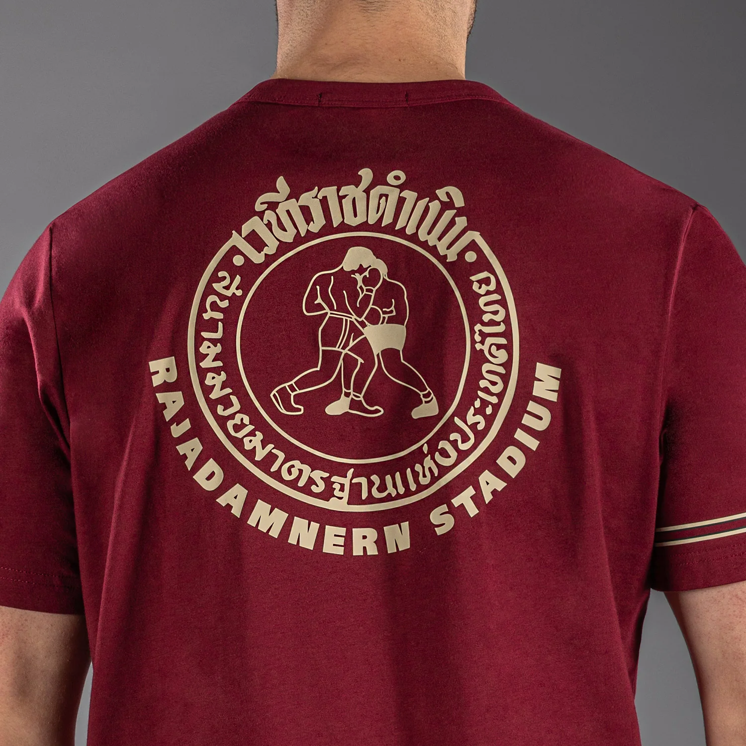 Venum x Rajadamnern T-Shirt - Burgundy - Image 6
