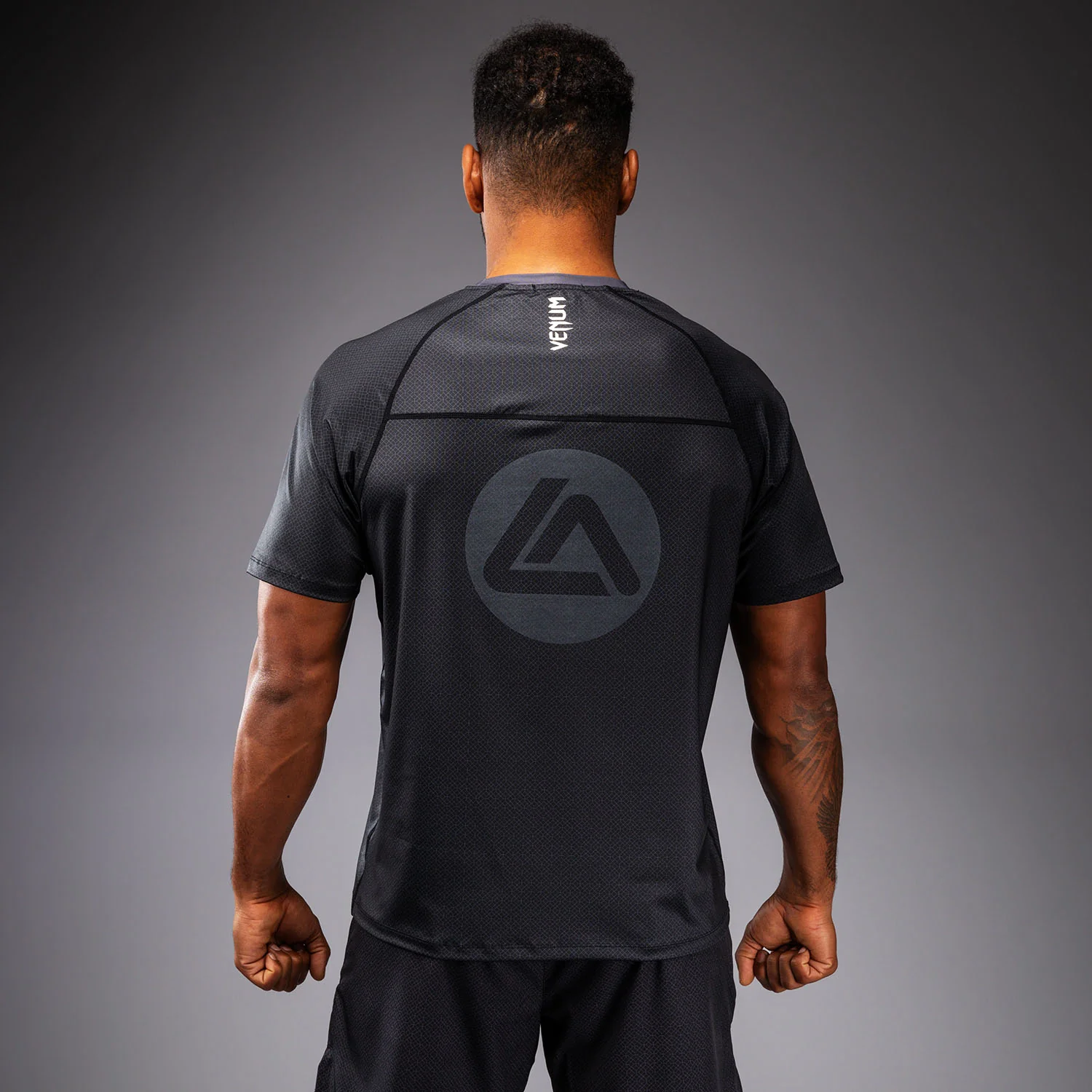Venum x Roger Gracie Academy Dry Tech T-Shirt - Black - Image 4