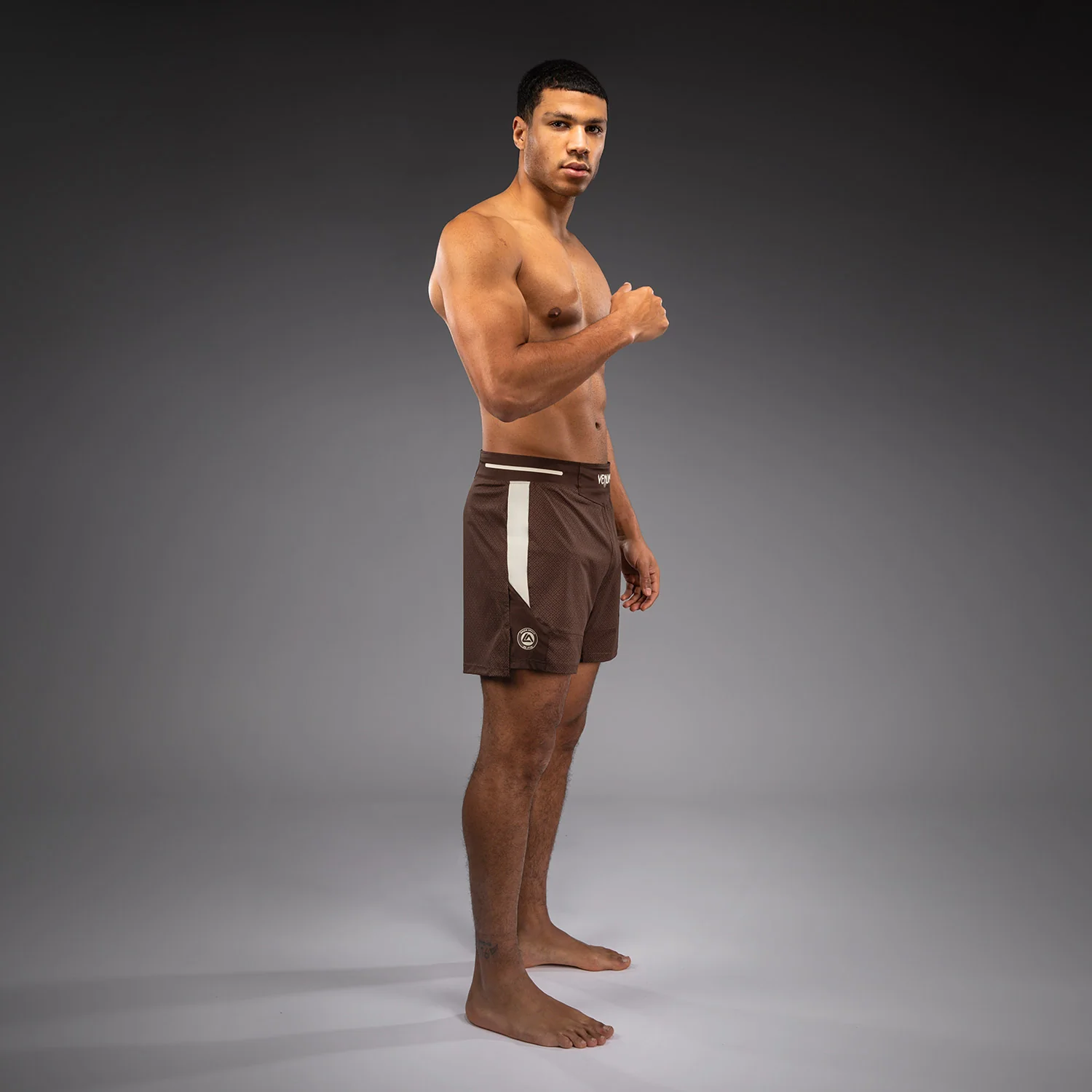 Venum x Roger Gracie Academy Fightshorts - Dark Brown - Image 8