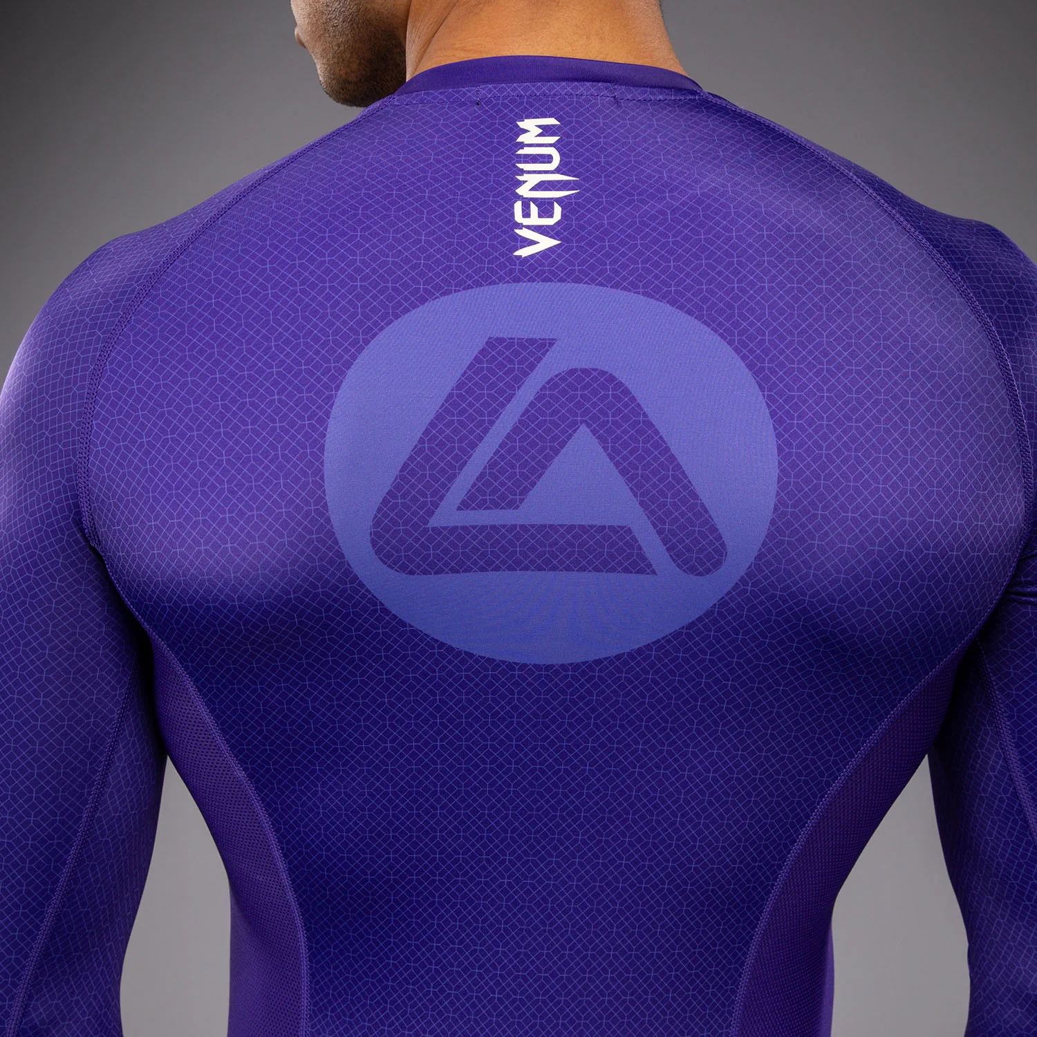 Venum x Roger Gracie Academy Long Sleeve Rashguard - Purple - Image 7