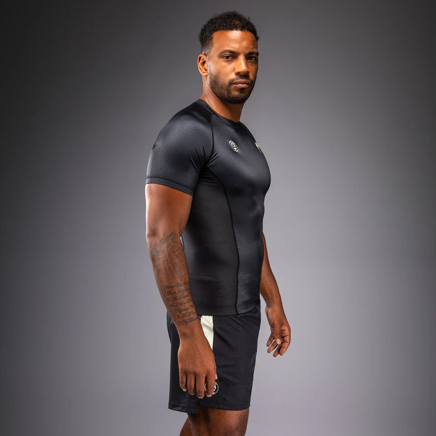 Venum x Roger Gracie Academy Short Sleeve Rashguard - Black - Image 4