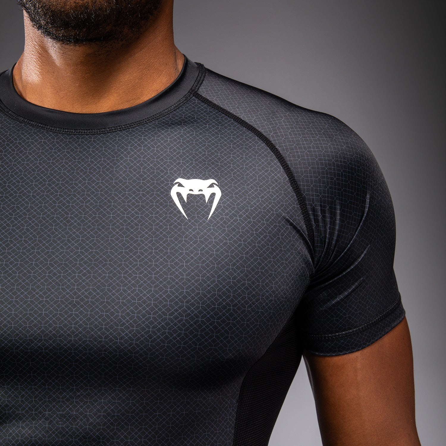 Venum x Roger Gracie Academy Short Sleeve Rashguard - Black - Image 5