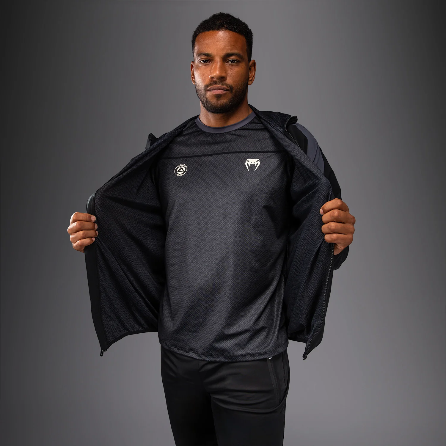Venum x Roger Gracie Academy Track Jacket - Black - Image 6