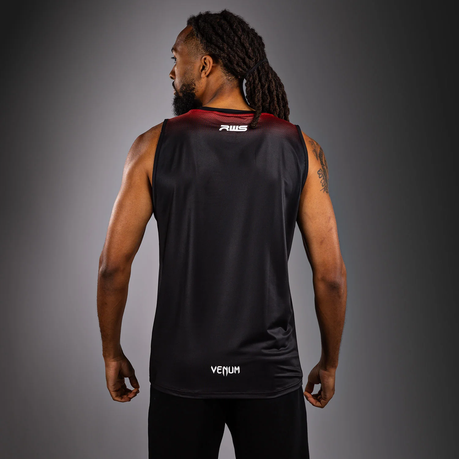 Venum x RWS 2.0 Men’s Dry-Tech Tank Top - Black/Red - Image 3