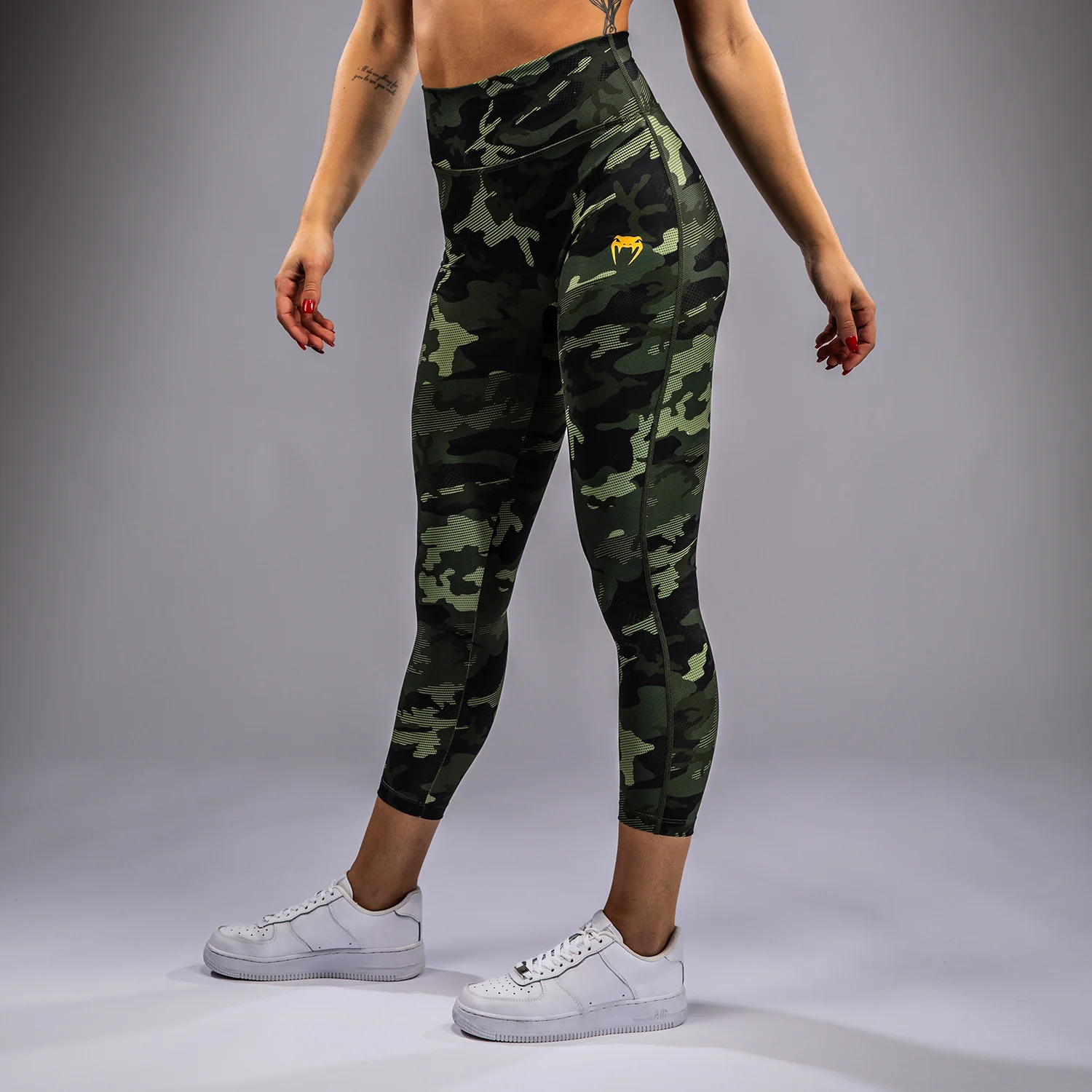 Venum x Sophia Rose Women’s 7/8 Leggings - Forest Camo - Image 4