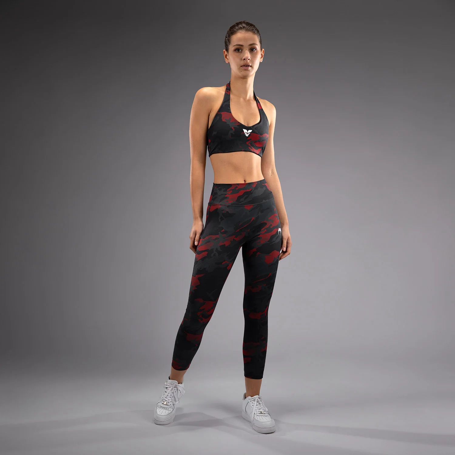 Venum x Sophia Rose Women’s 7/8 Leggings - Urban Red Camo - Image 2